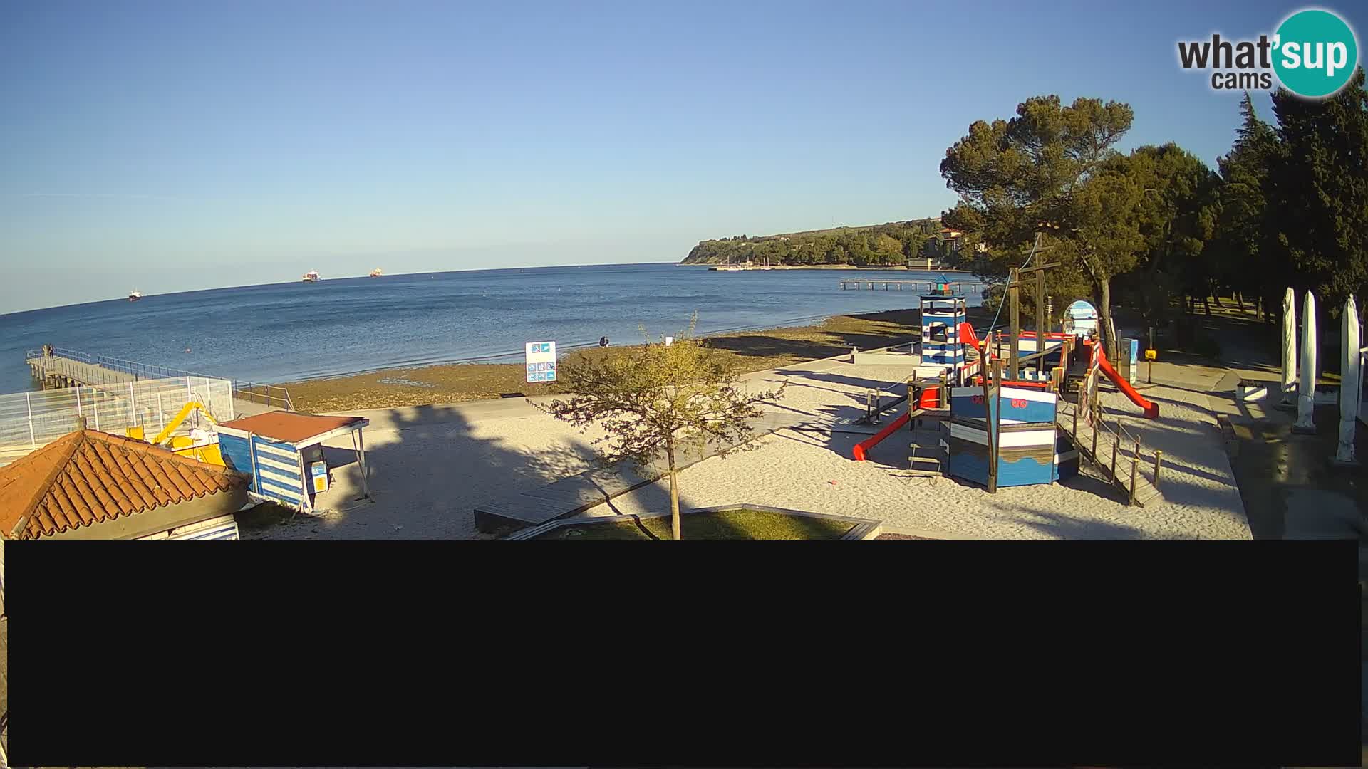 Cámara web en vivo Ankaran – Adria Ankaran Hotel & Resort – Eslovenia