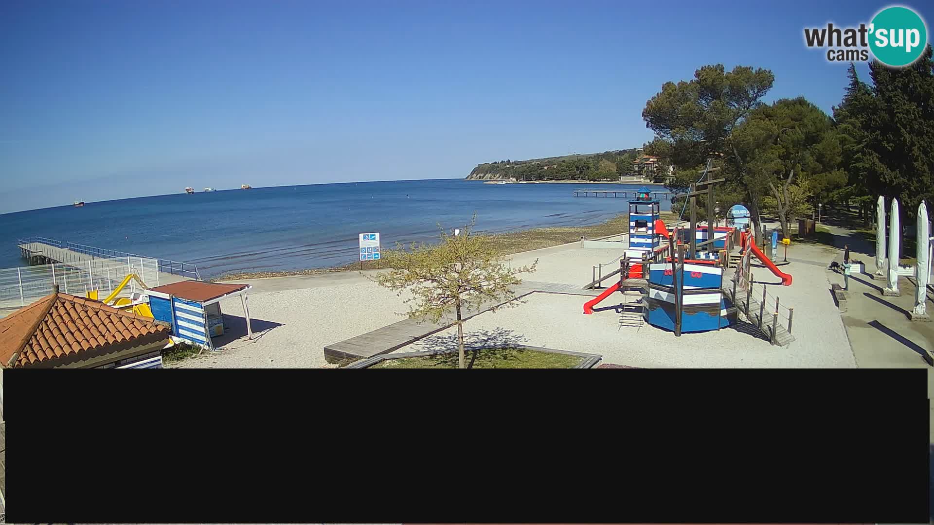 Live webcam Ankaran – Adria Ankaran Hotel & Resort – Slovenia