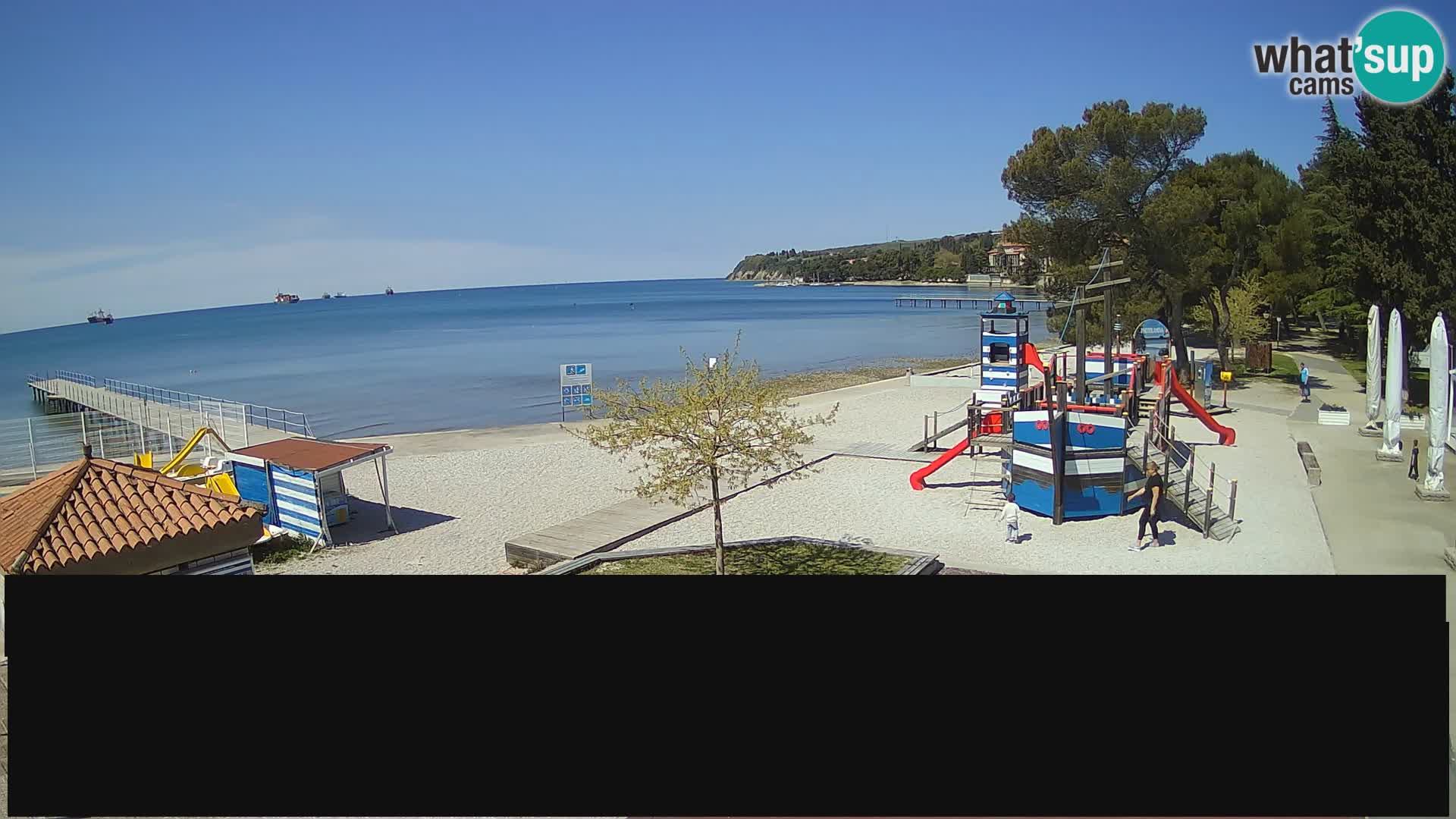 Live webcam Ankaran – Adria Ankaran Hotel & Resort – Slovenia