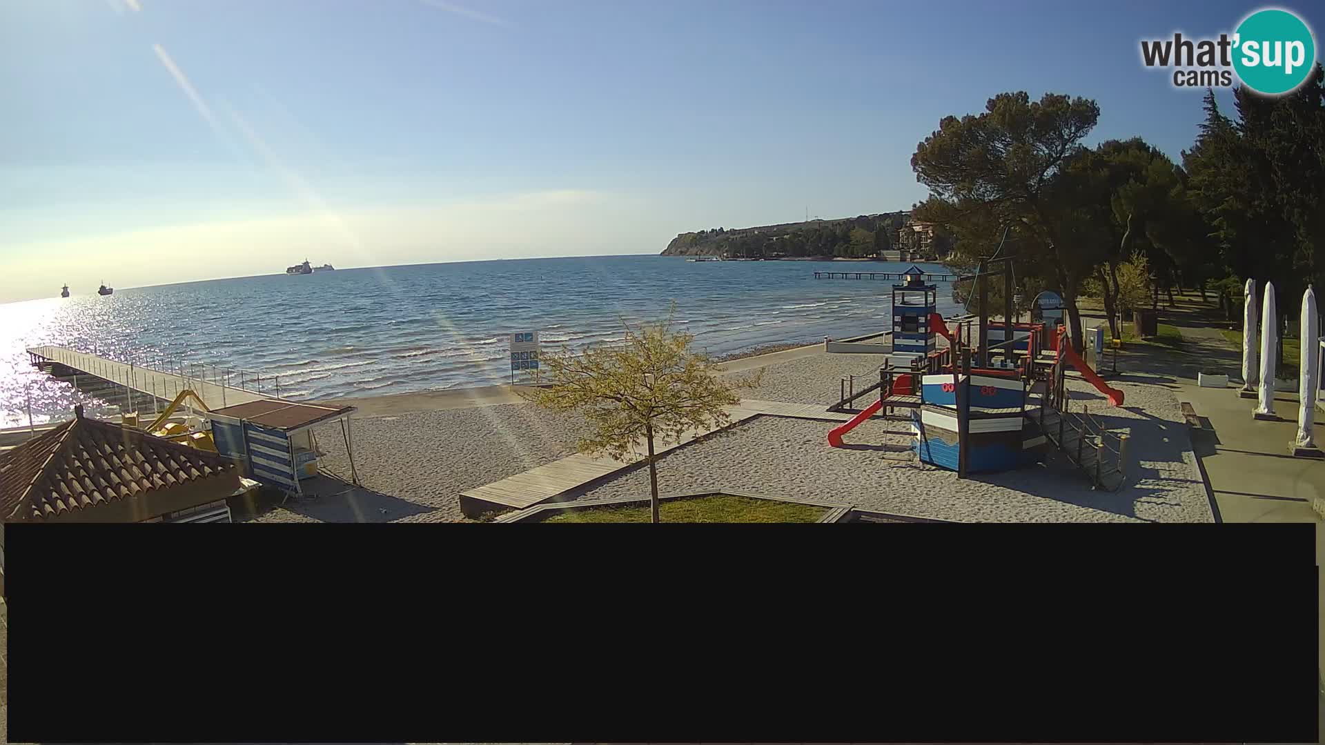 Live webcam Ankaran – Adria Ankaran Hotel & Resort – Slovenia