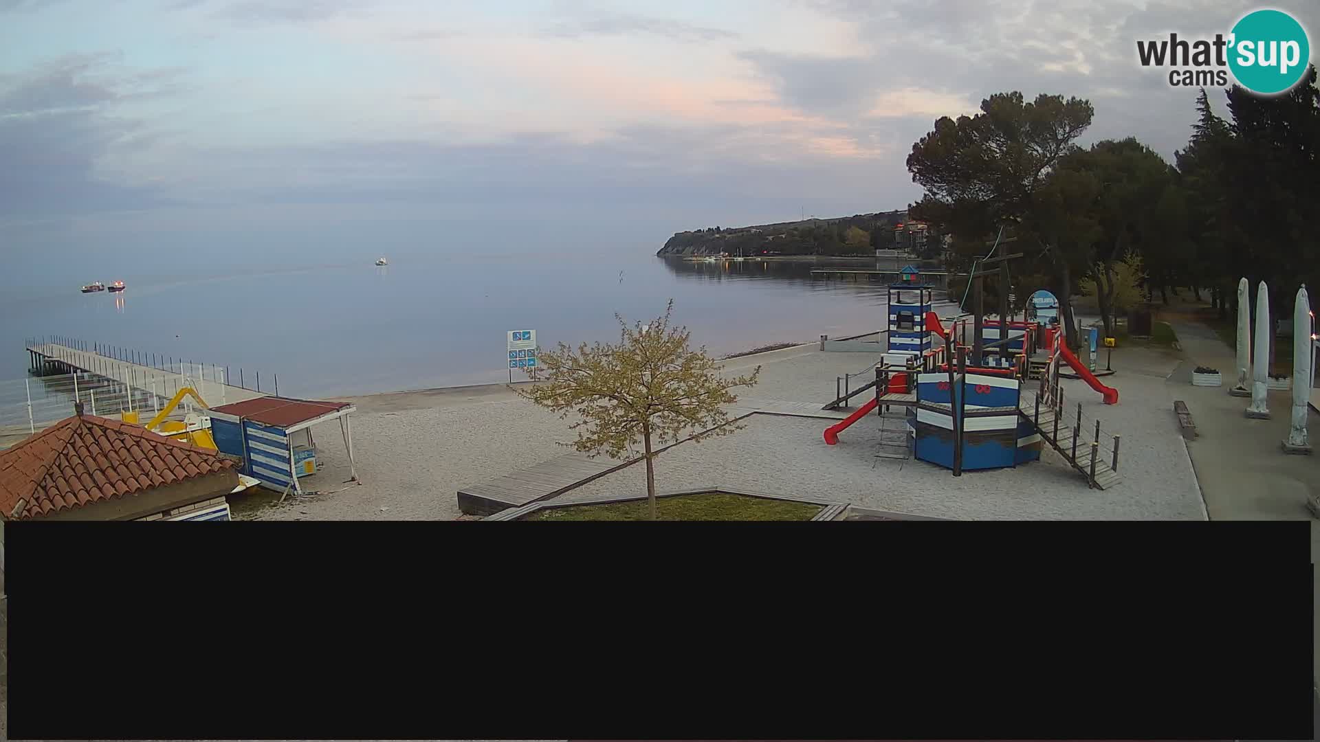 Web kamera uživo Ankaran – Adria Ankaran Hotel & Resort – Slovenija