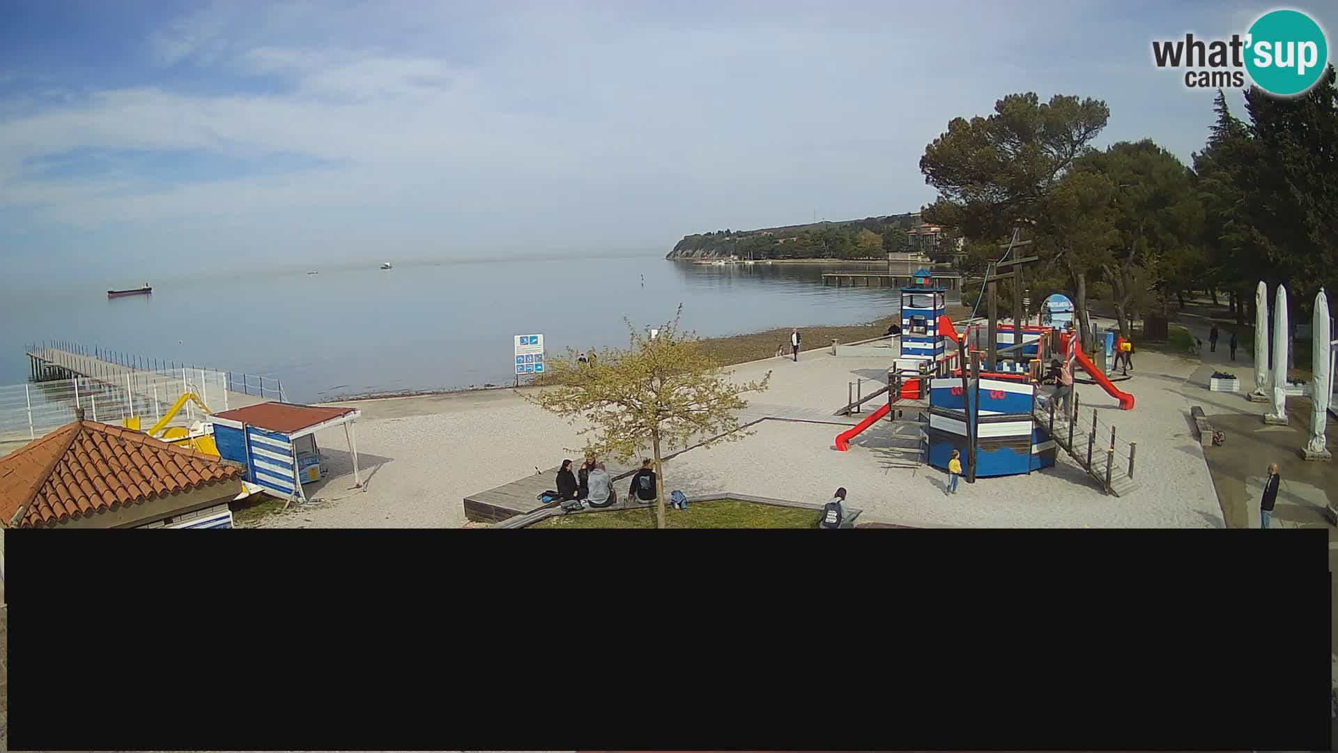 Live webcam Ankaran – Adria Ankaran Hotel & Resort – Slovenia