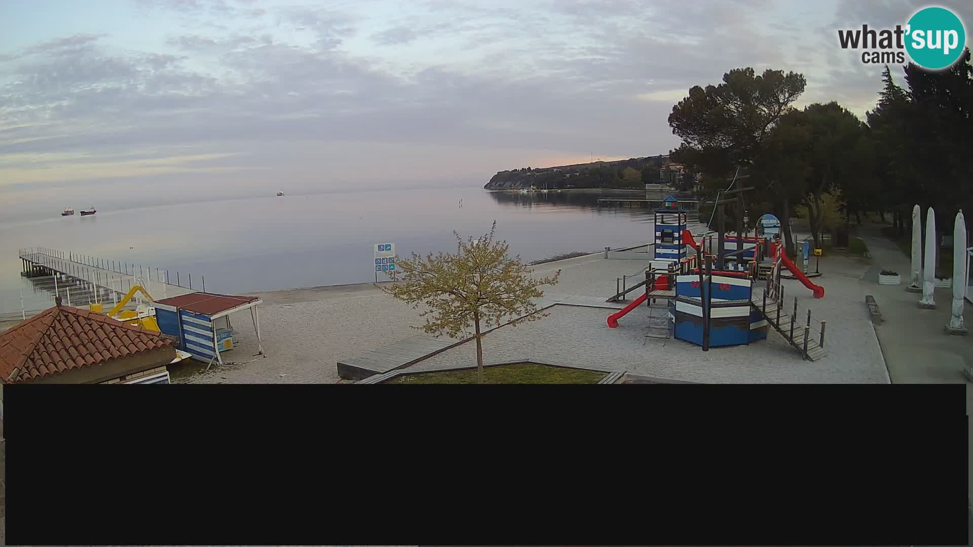 Live webcam Ankaran – Adria Ankaran Hotel & Resort – Slovenia