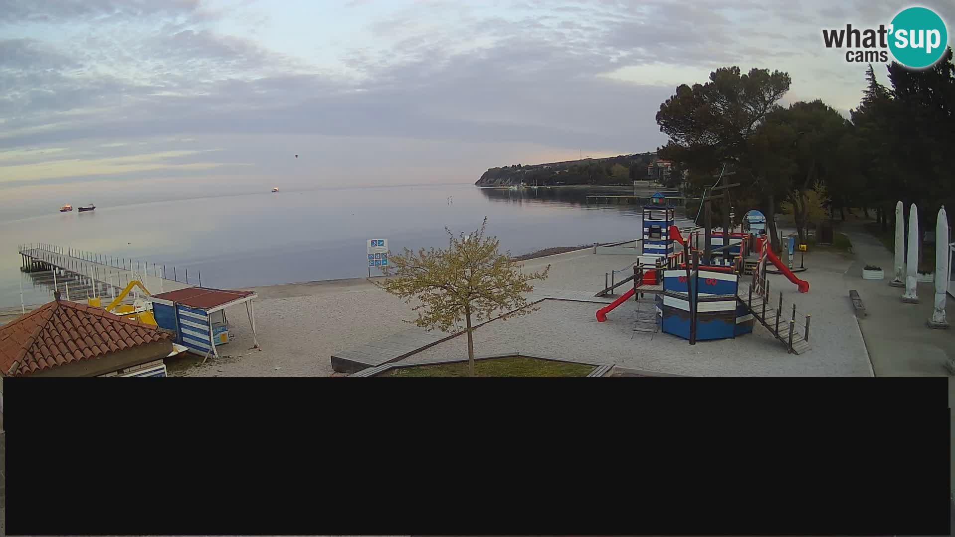 Cámara web en vivo Ankaran – Adria Ankaran Hotel & Resort – Eslovenia