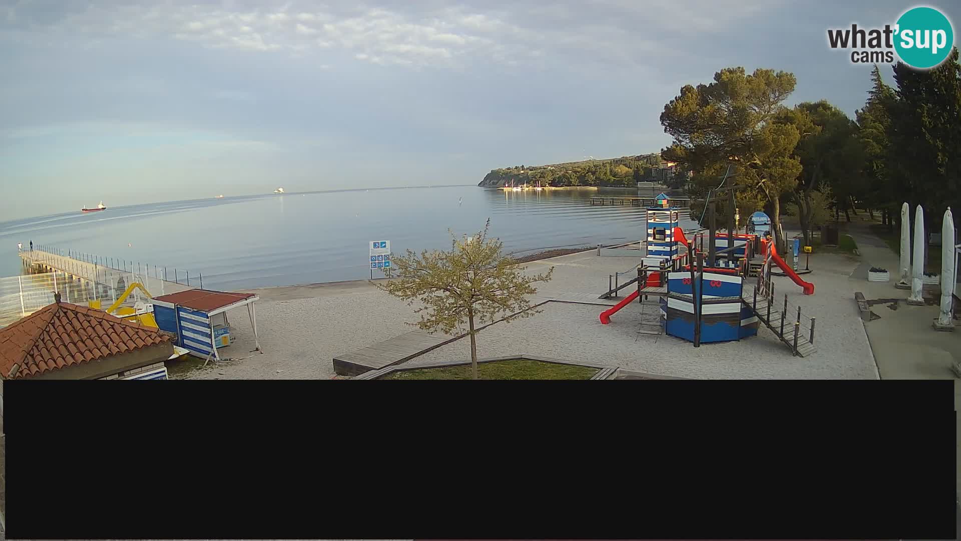 Live webcam Ankaran – Adria Ankaran Hotel & Resort – Slovenia