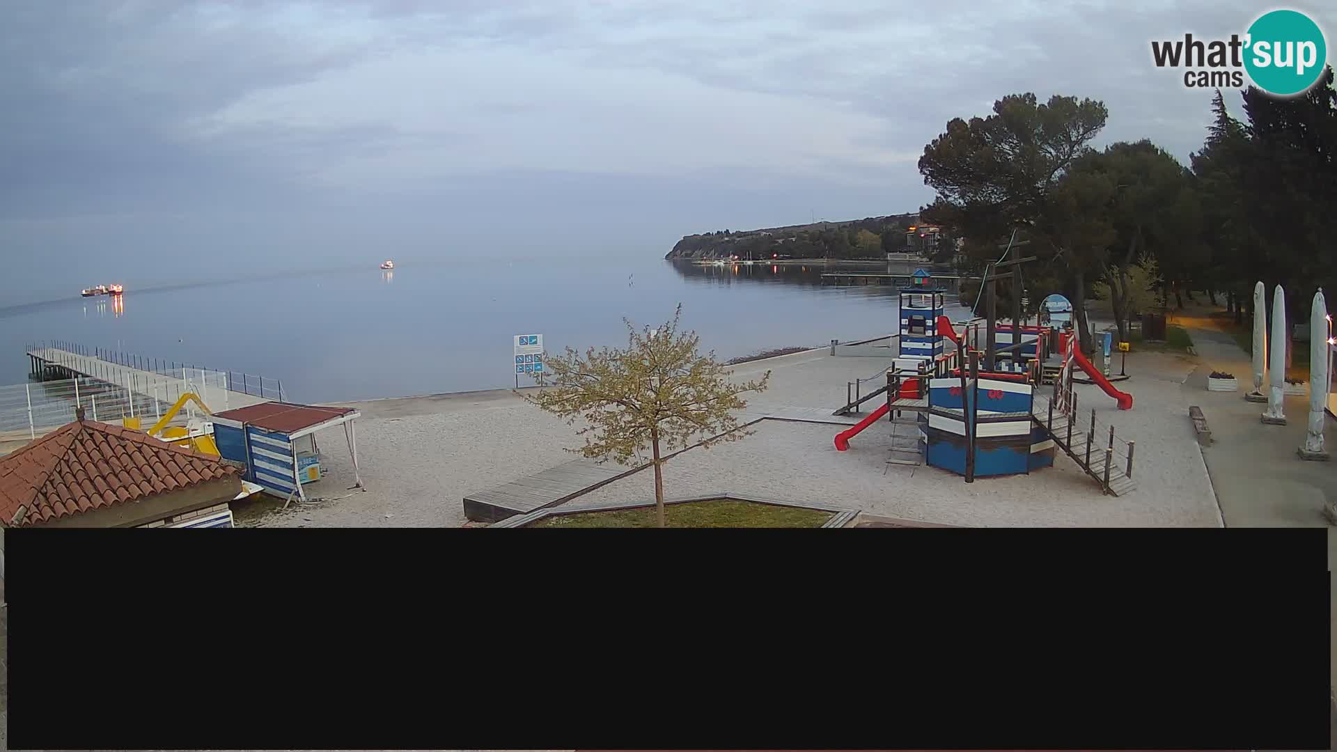 Cámara web en vivo Ankaran – Adria Ankaran Hotel & Resort – Eslovenia