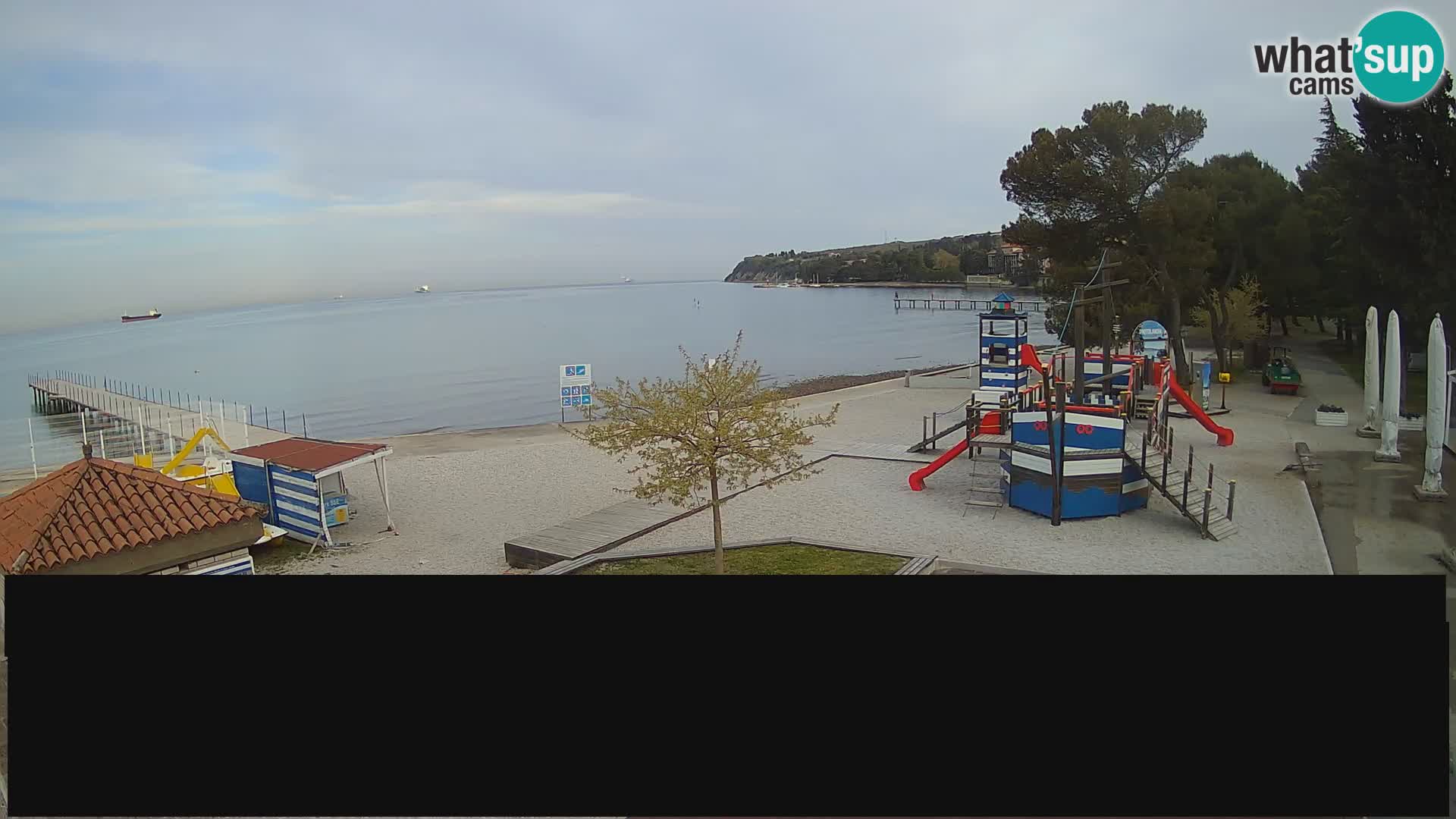 Cámara web en vivo Ankaran – Adria Ankaran Hotel & Resort – Eslovenia