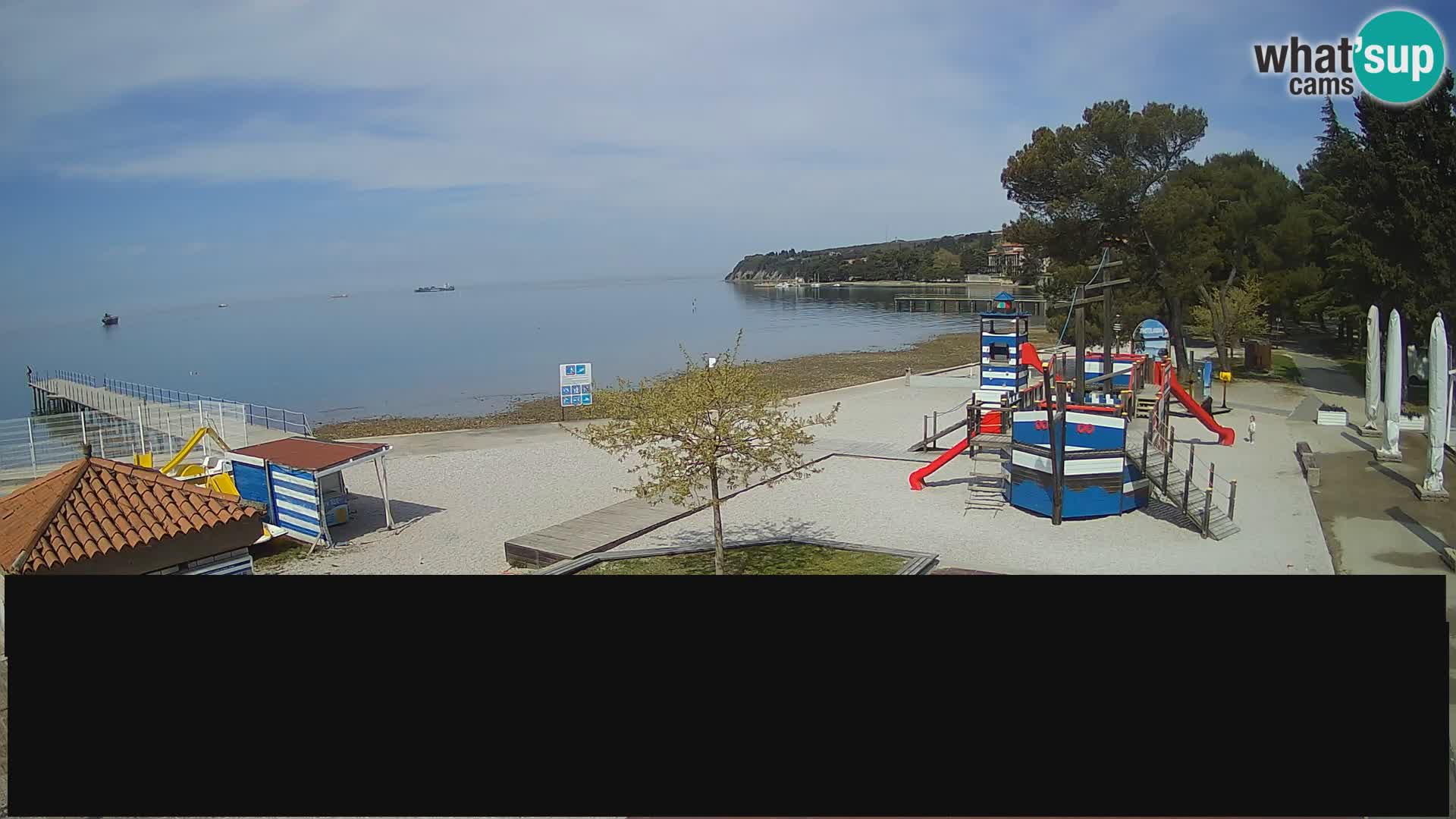 Cámara web en vivo Ankaran – Adria Ankaran Hotel & Resort – Eslovenia