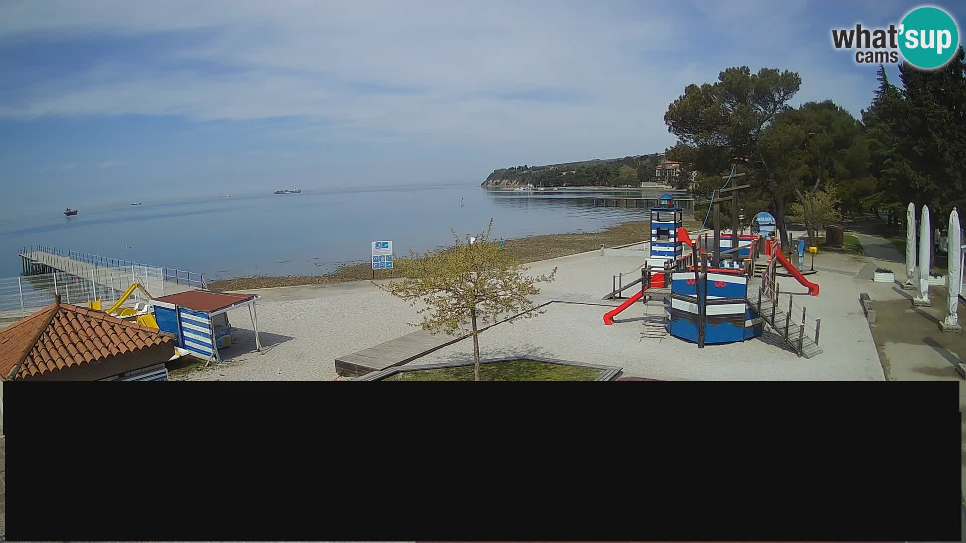 Cámara web en vivo Ankaran – Adria Ankaran Hotel & Resort – Eslovenia