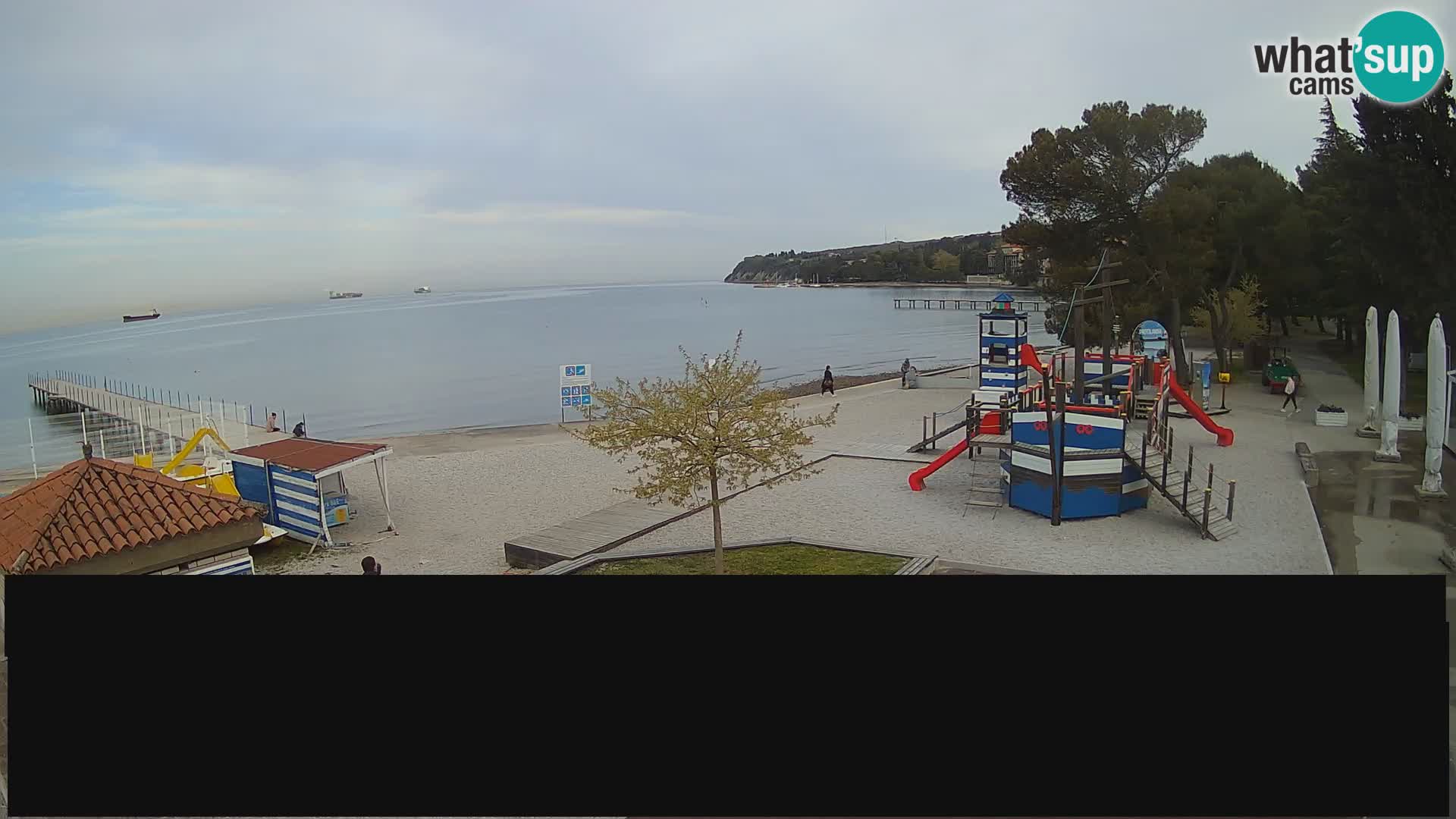 Live webcam Ankaran – Adria Ankaran Hotel & Resort – Slovenia