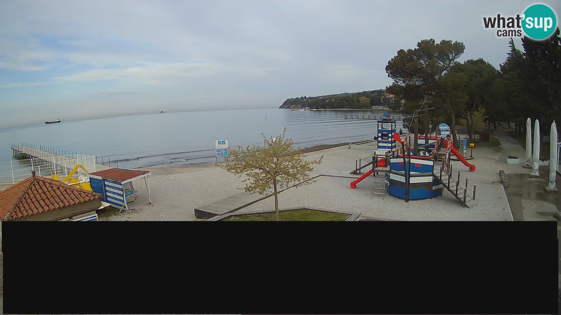 Web kamera uživo Ankaran – Adria Ankaran Hotel & Resort – Slovenija