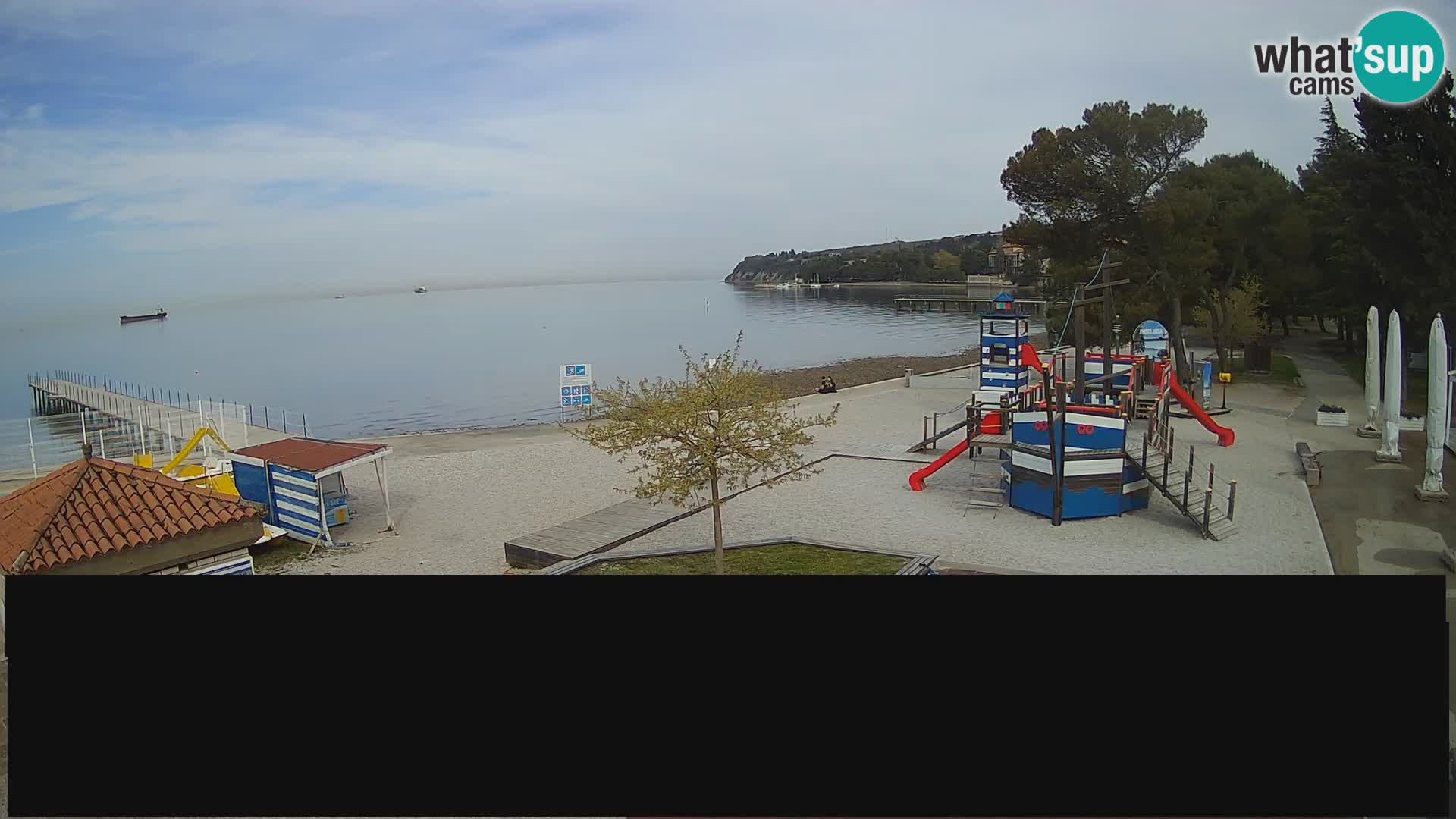 Cámara web en vivo Ankaran – Adria Ankaran Hotel & Resort – Eslovenia