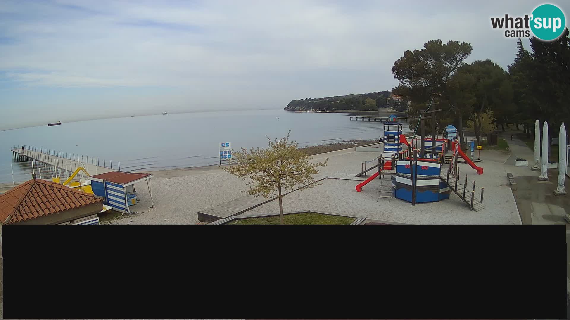 Cámara web en vivo Ankaran – Adria Ankaran Hotel & Resort – Eslovenia