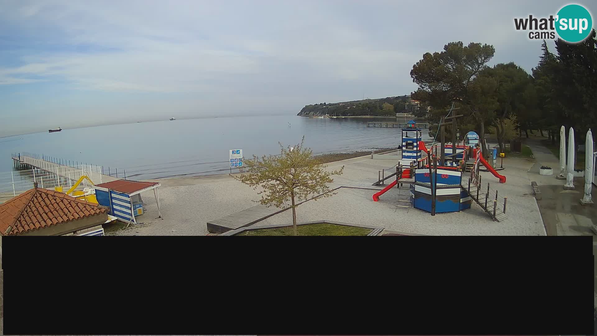 Web kamera uživo Ankaran – Adria Ankaran Hotel & Resort – Slovenija