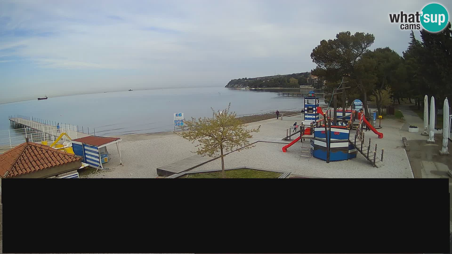 Web kamera uživo Ankaran – Adria Ankaran Hotel & Resort – Slovenija