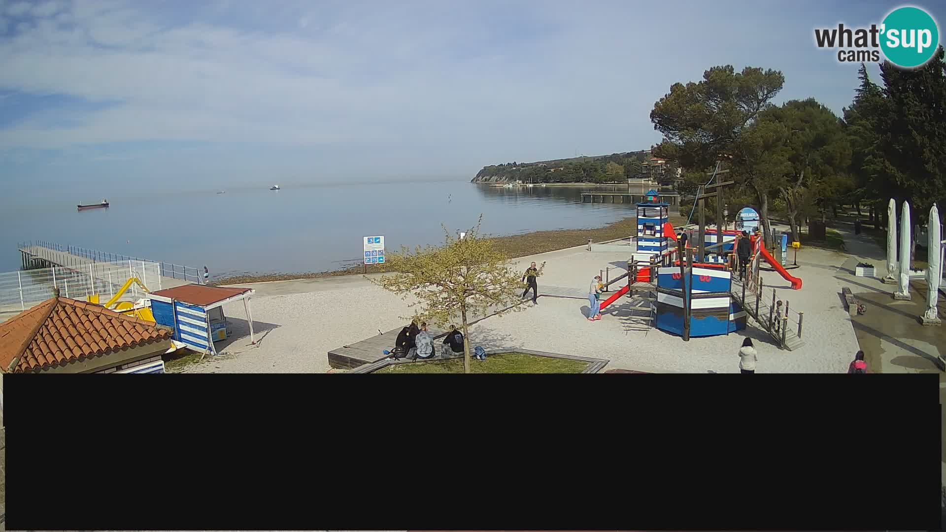 Webcam en direct Ankaran – Adria Ankaran Hotel & Resort – Slovénie