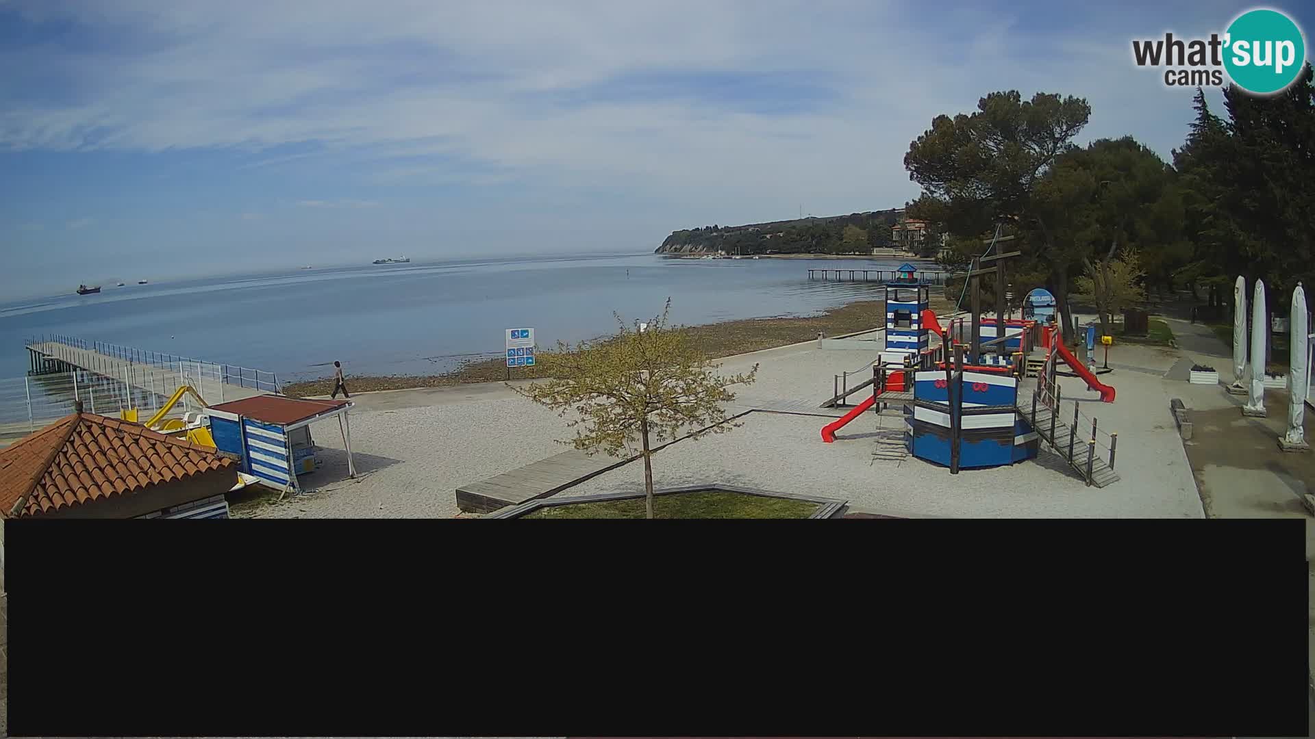 Cámara web en vivo Ankaran – Adria Ankaran Hotel & Resort – Eslovenia