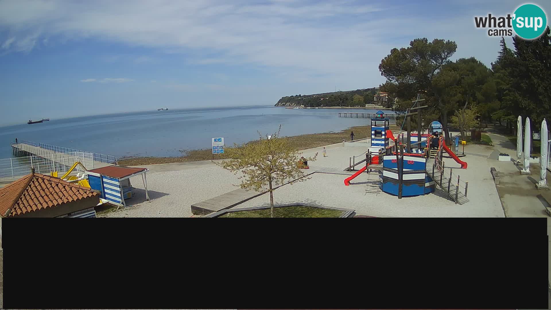 Cámara web en vivo Ankaran – Adria Ankaran Hotel & Resort – Eslovenia