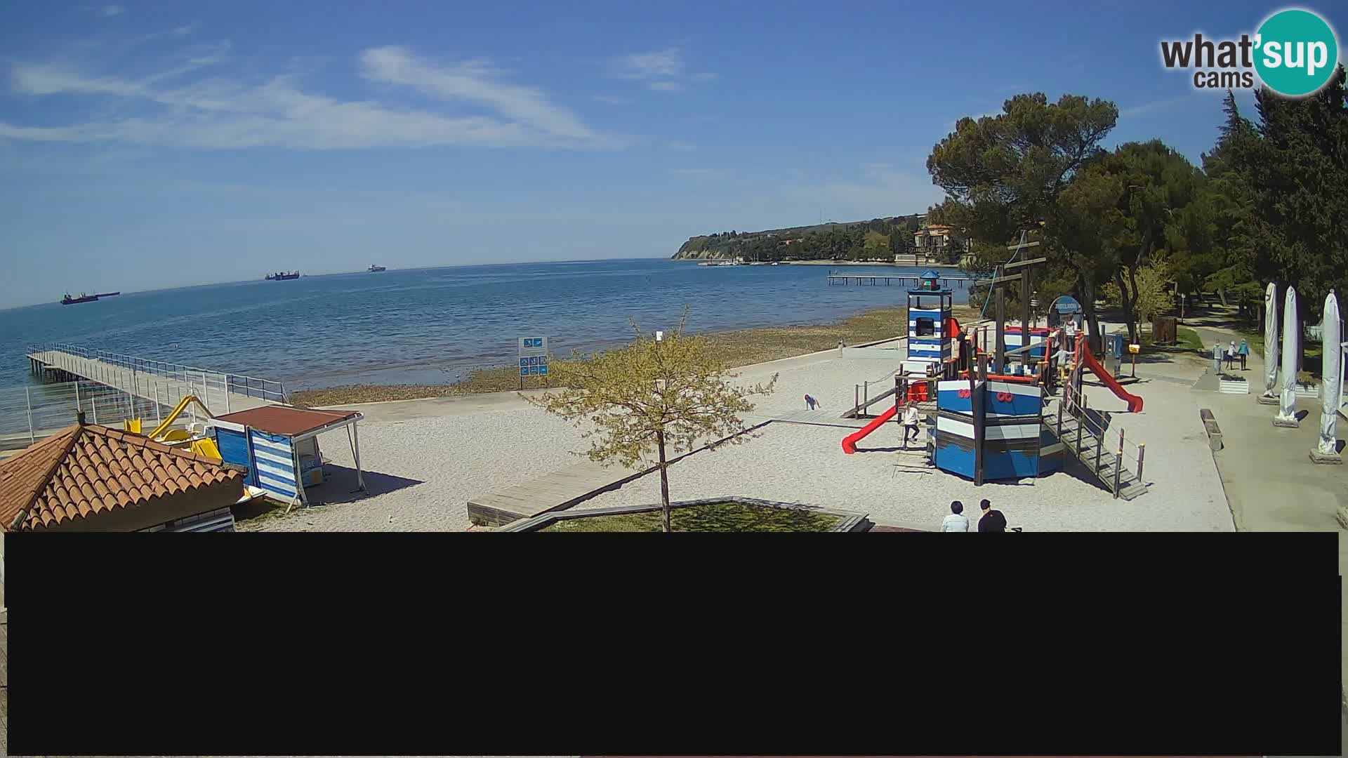 Webcam en direct Ankaran – Adria Ankaran Hotel & Resort – Slovénie