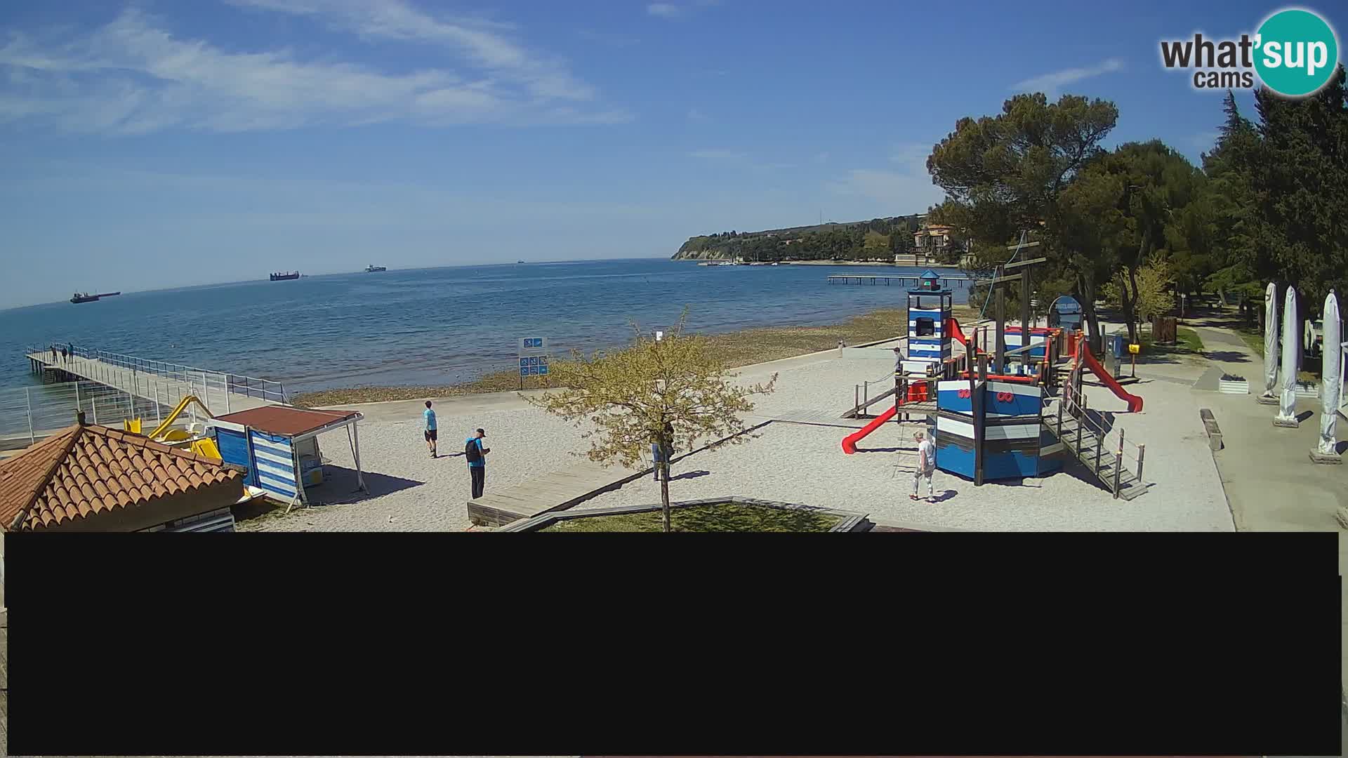 Web kamera uživo Ankaran – Adria Ankaran Hotel & Resort – Slovenija