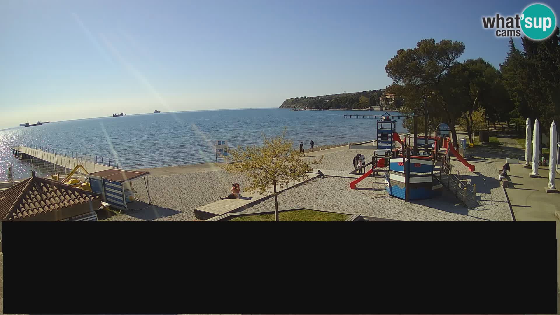 Cámara web en vivo Ankaran – Adria Ankaran Hotel & Resort – Eslovenia