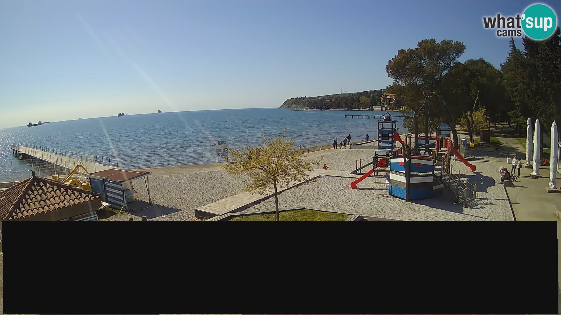 Cámara web en vivo Ankaran – Adria Ankaran Hotel & Resort – Eslovenia