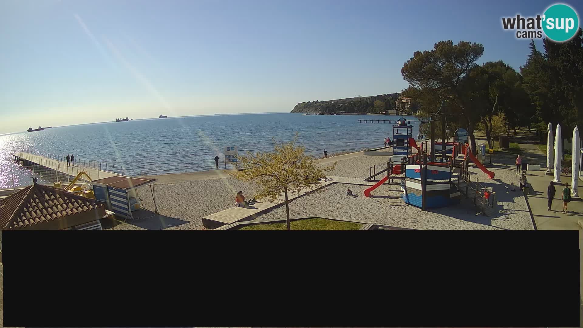 Webcam en direct Ankaran – Adria Ankaran Hotel & Resort – Slovénie