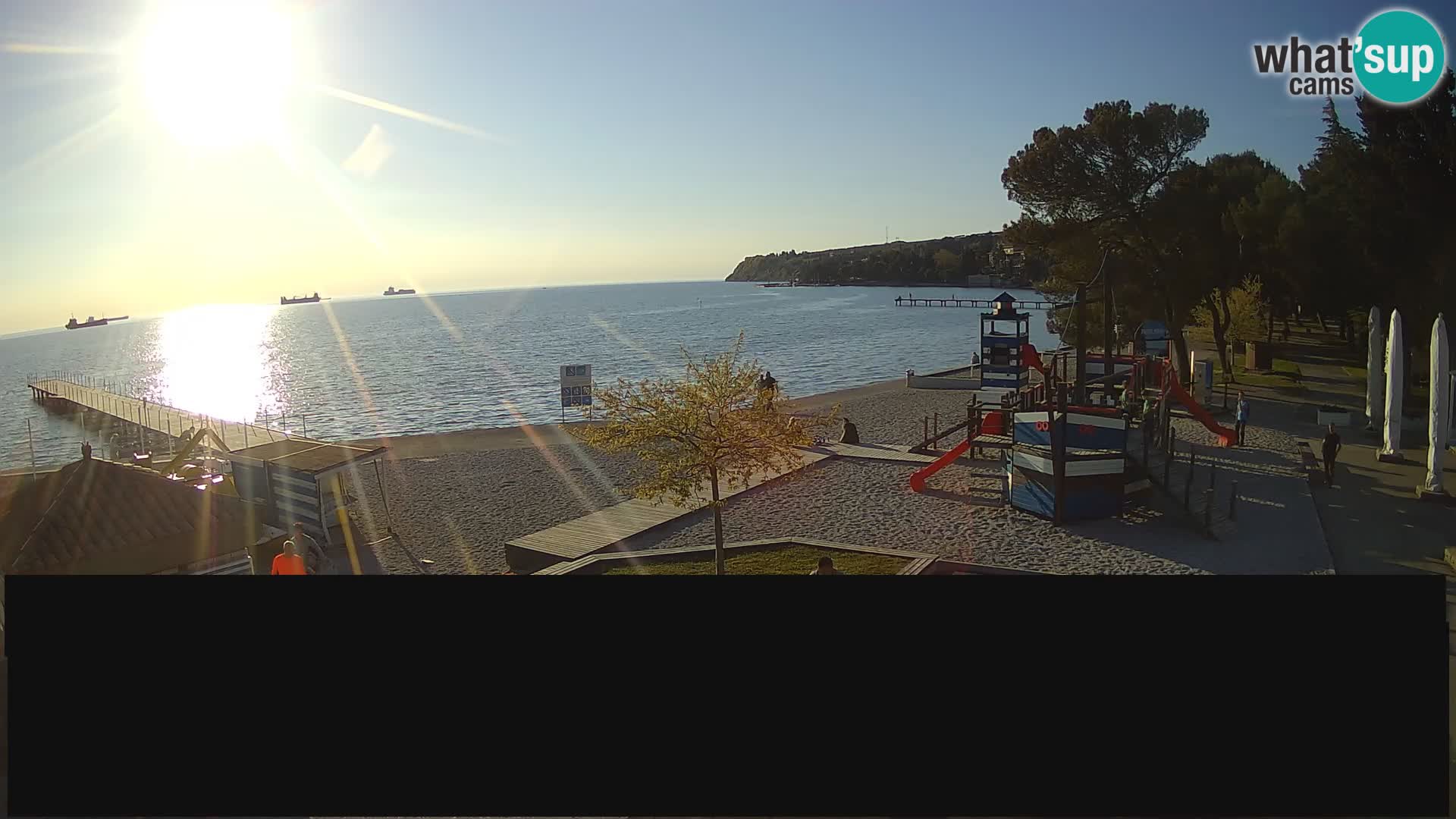 Live webcam Ankaran – Adria Ankaran Hotel & Resort – Slovenia