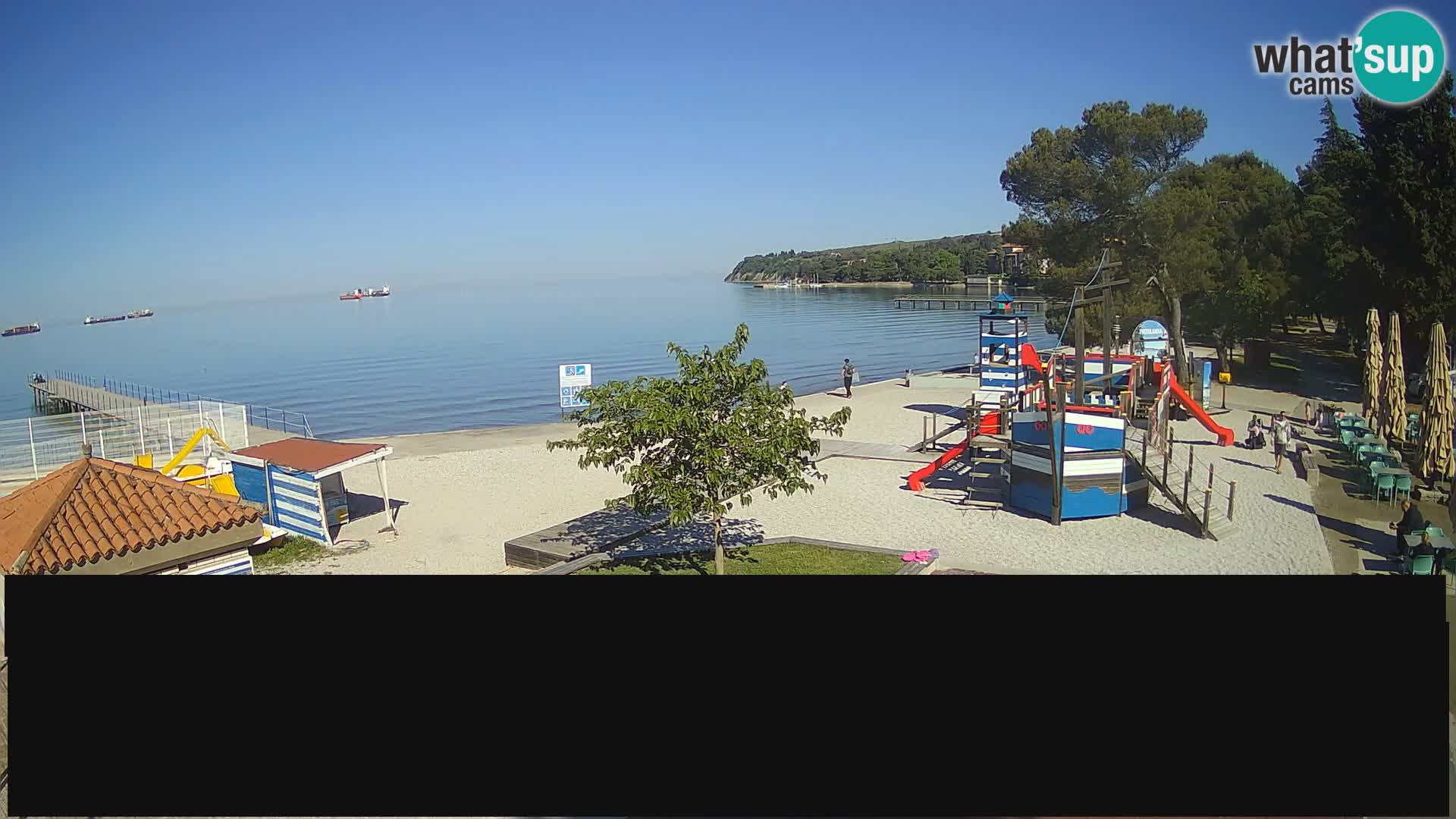 Cámara web en vivo Ankaran – Adria Ankaran Hotel & Resort – Eslovenia
