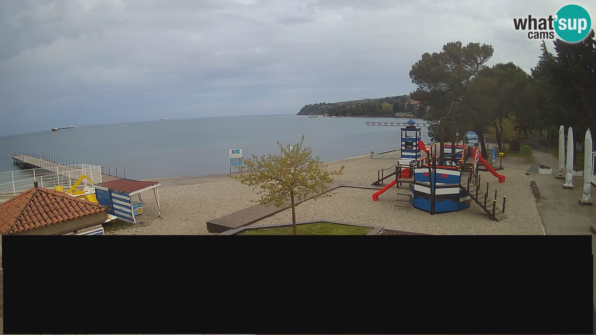 Cámara web en vivo Ankaran – Adria Ankaran Hotel & Resort – Eslovenia