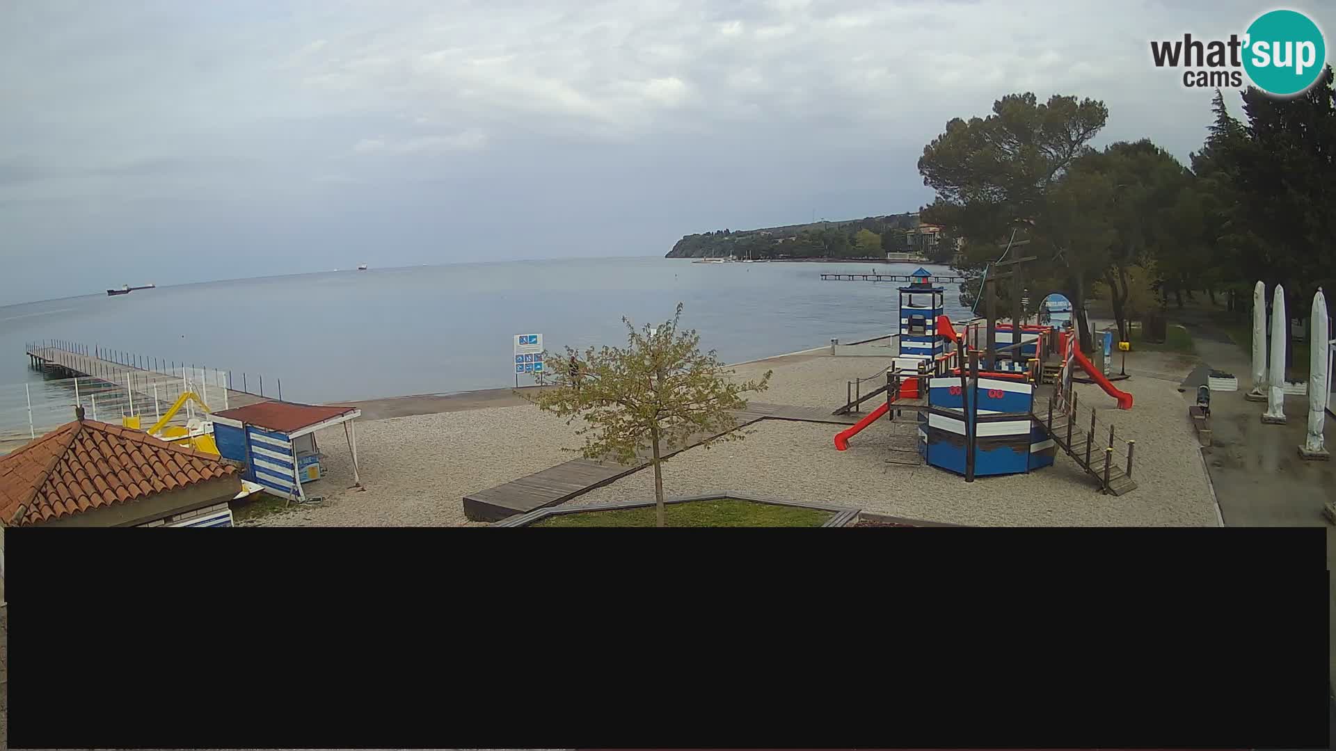 Web kamera uživo Ankaran – Adria Ankaran Hotel & Resort – Slovenija