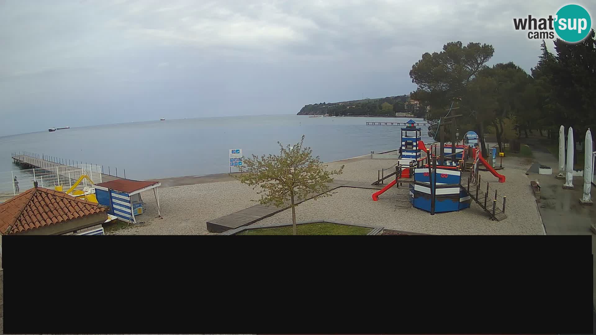 Live webcam Ankaran – Adria Ankaran Hotel & Resort – Slovenia