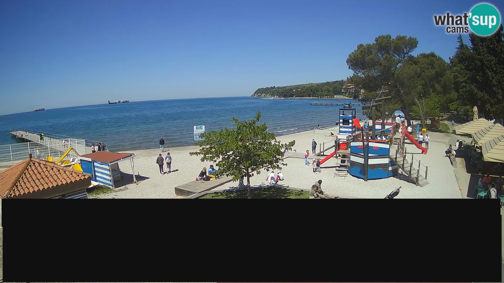 Cámara web en vivo Ankaran – Adria Ankaran Hotel & Resort – Eslovenia