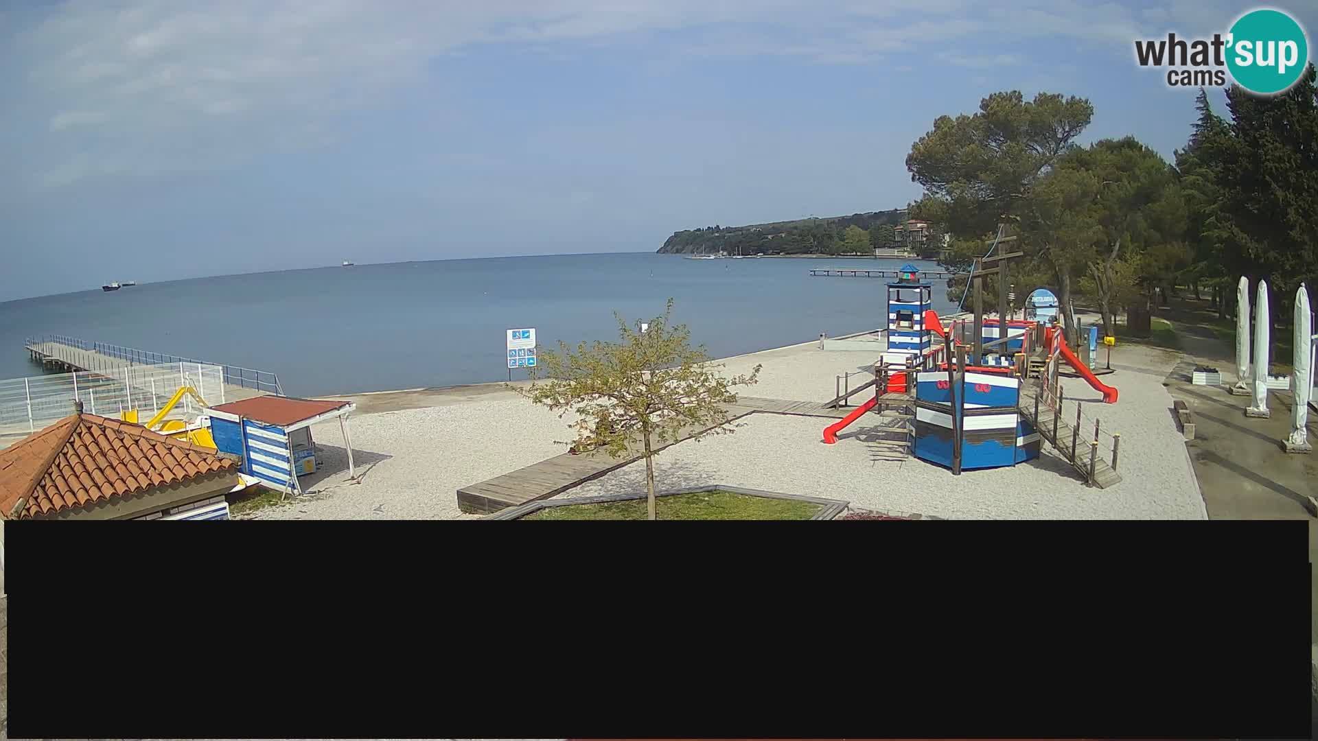 Live webcam Ankaran – Adria Ankaran Hotel & Resort – Slovenia