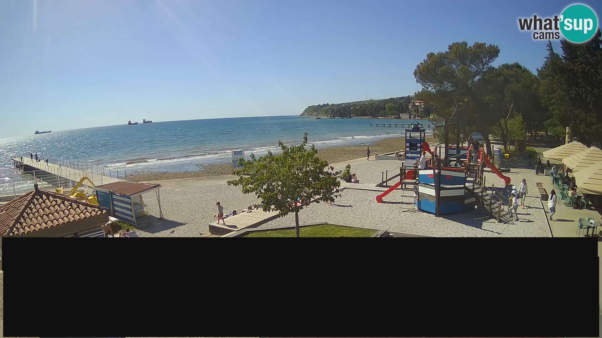 Cámara web en vivo Ankaran – Adria Ankaran Hotel & Resort – Eslovenia