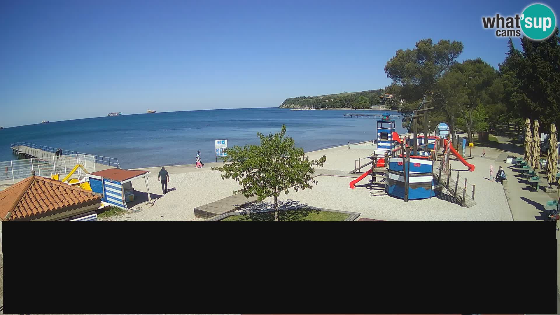 Live webcam Ankaran – Adria Ankaran Hotel & Resort – Slovenia