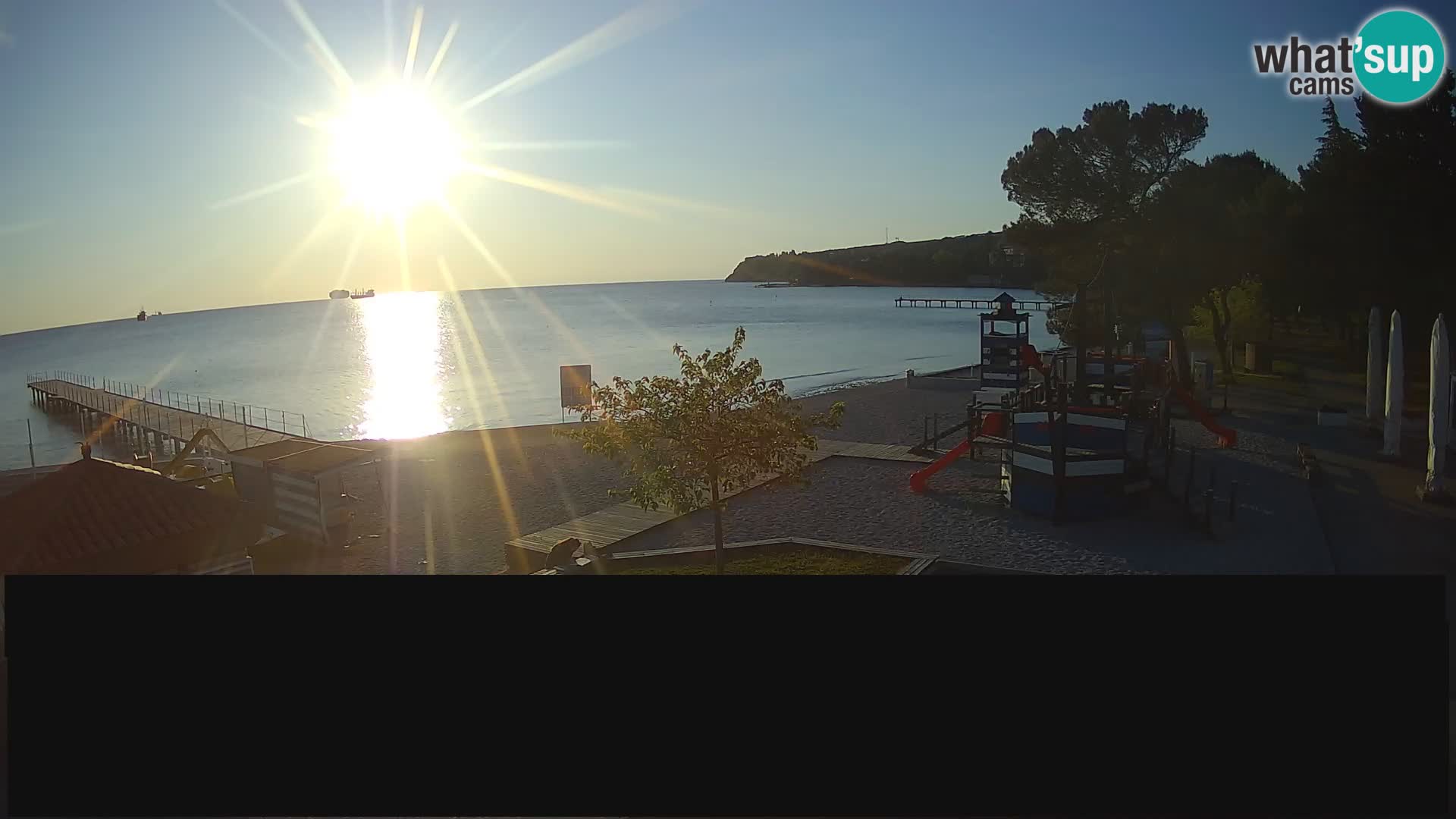 Live webcam Ankaran – Adria Ankaran Hotel & Resort – Slovenia