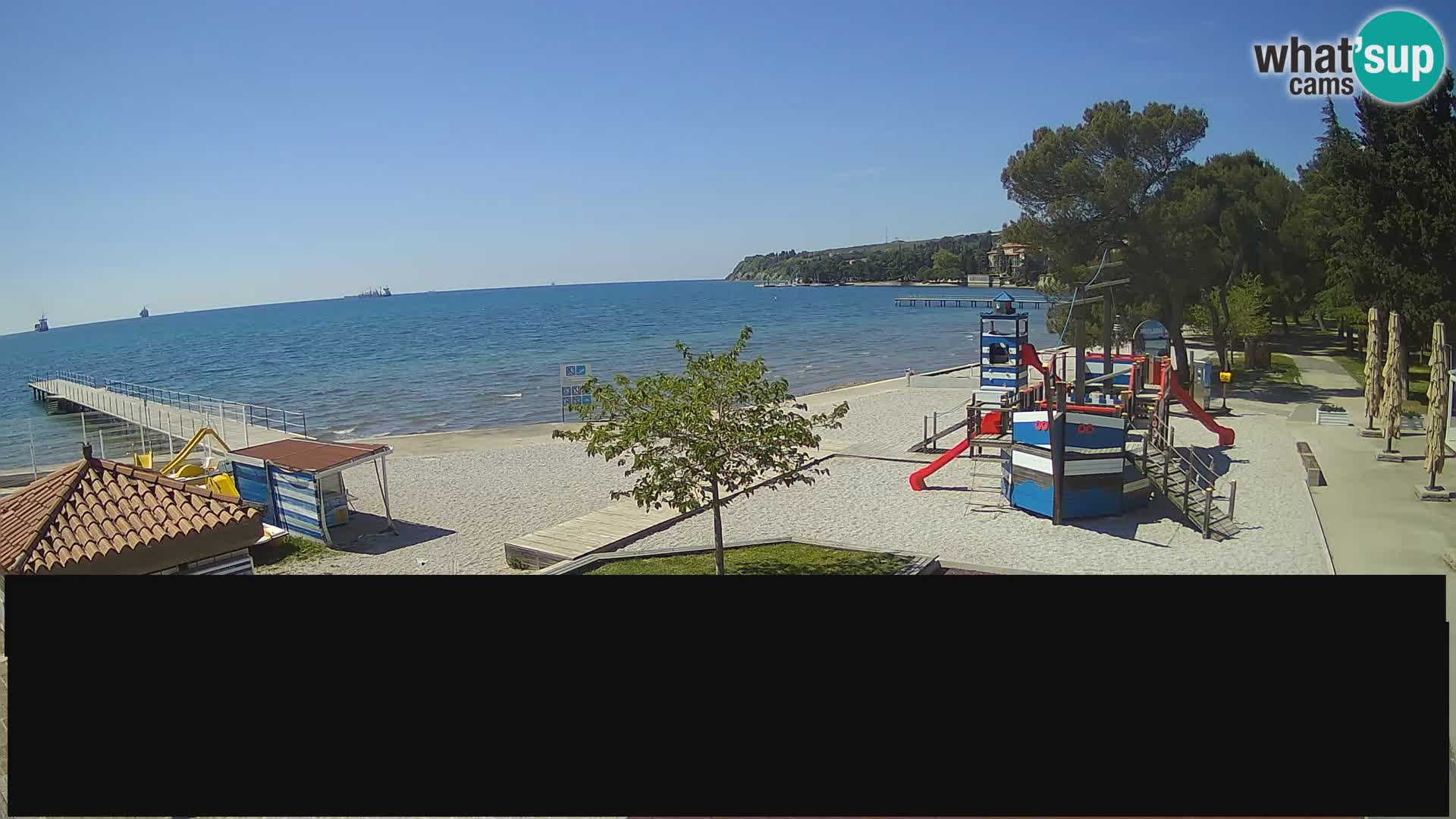 Web kamera uživo Ankaran – Adria Ankaran Hotel & Resort – Slovenija