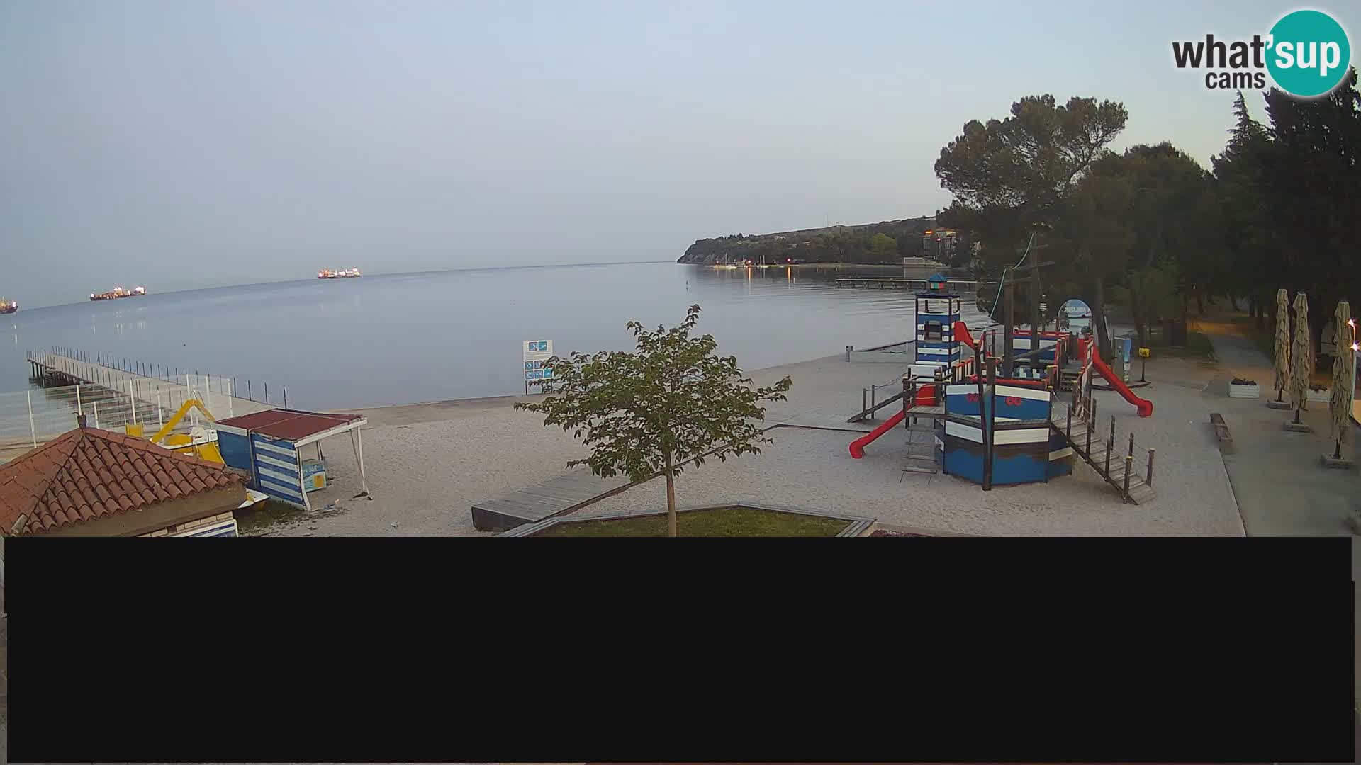 Web kamera uživo Ankaran – Adria Ankaran Hotel & Resort – Slovenija