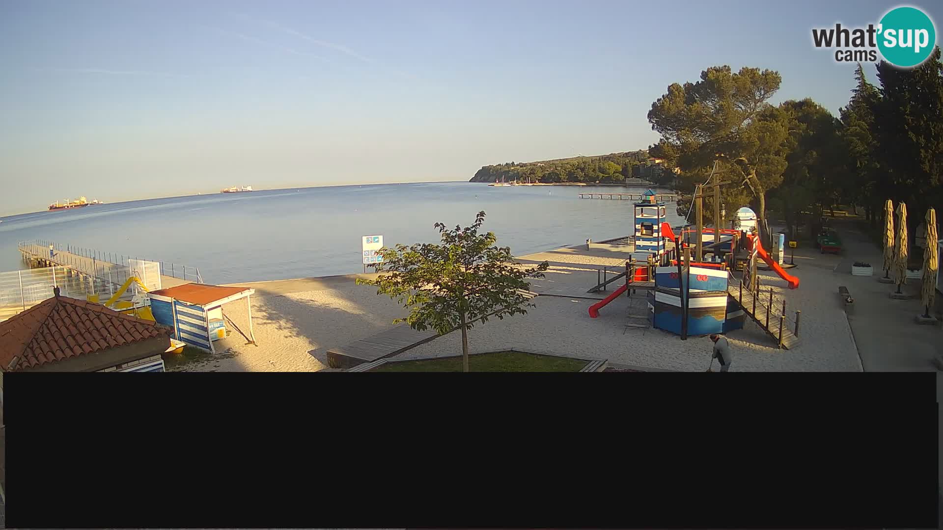 Cámara web en vivo Ankaran – Adria Ankaran Hotel & Resort – Eslovenia