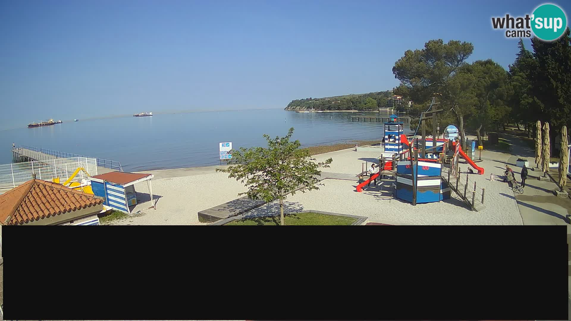 Webcam en direct Ankaran – Adria Ankaran Hotel & Resort – Slovénie