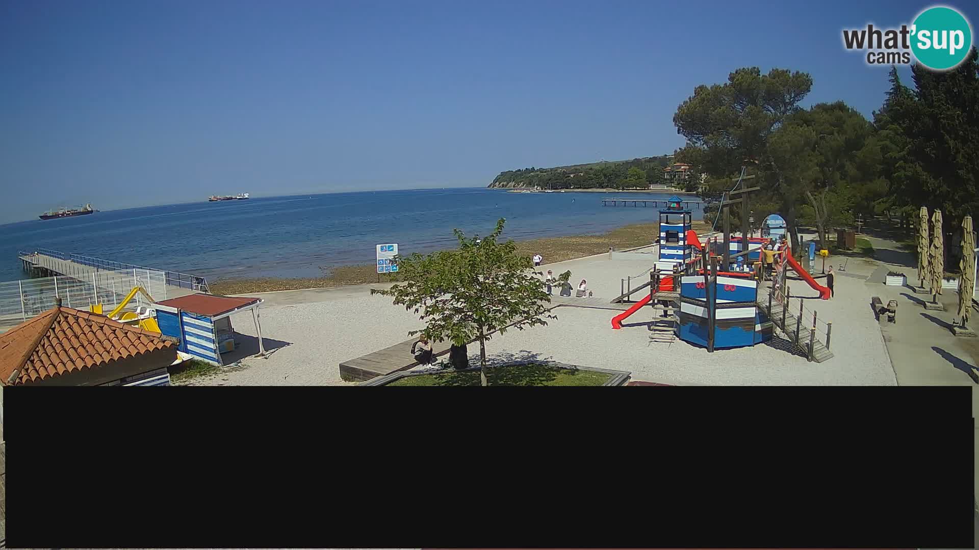 Web kamera uživo Ankaran – Adria Ankaran Hotel & Resort – Slovenija