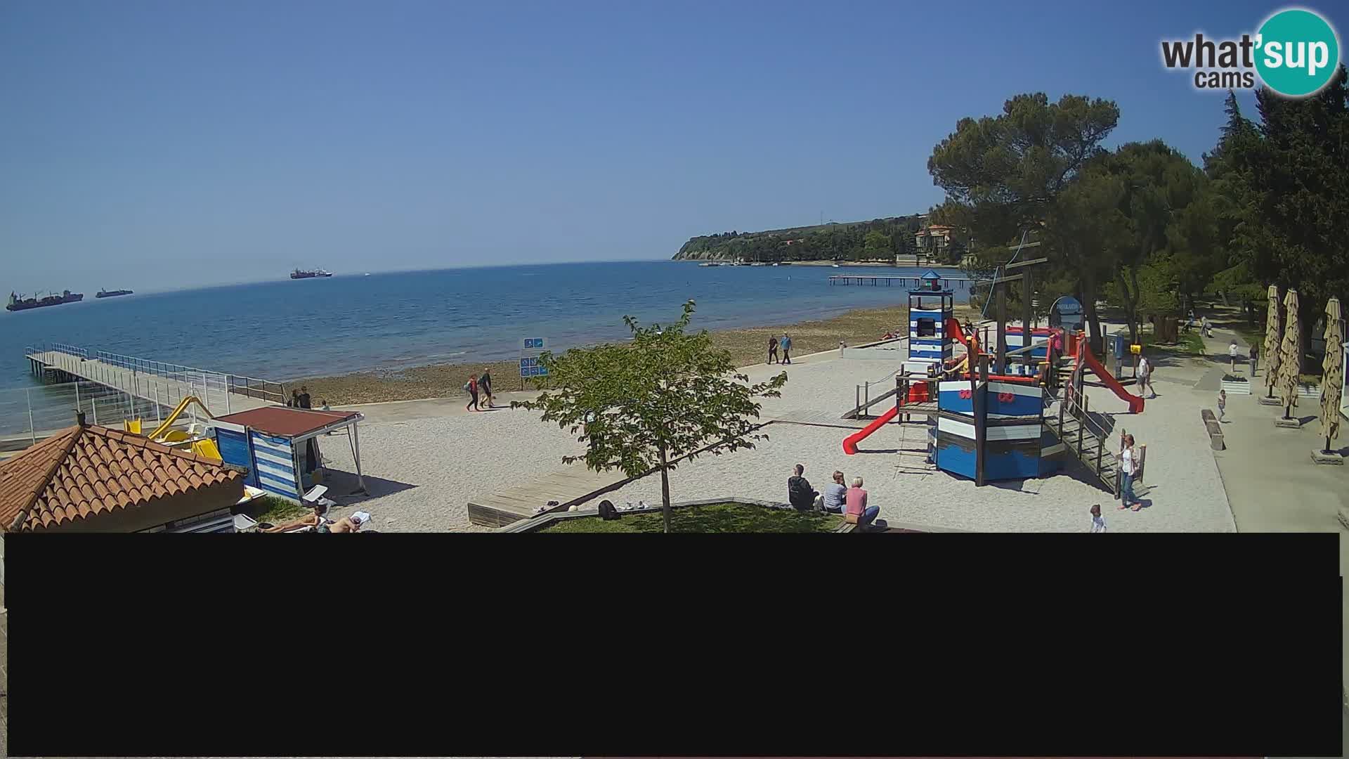 Cámara web en vivo Ankaran – Adria Ankaran Hotel & Resort – Eslovenia