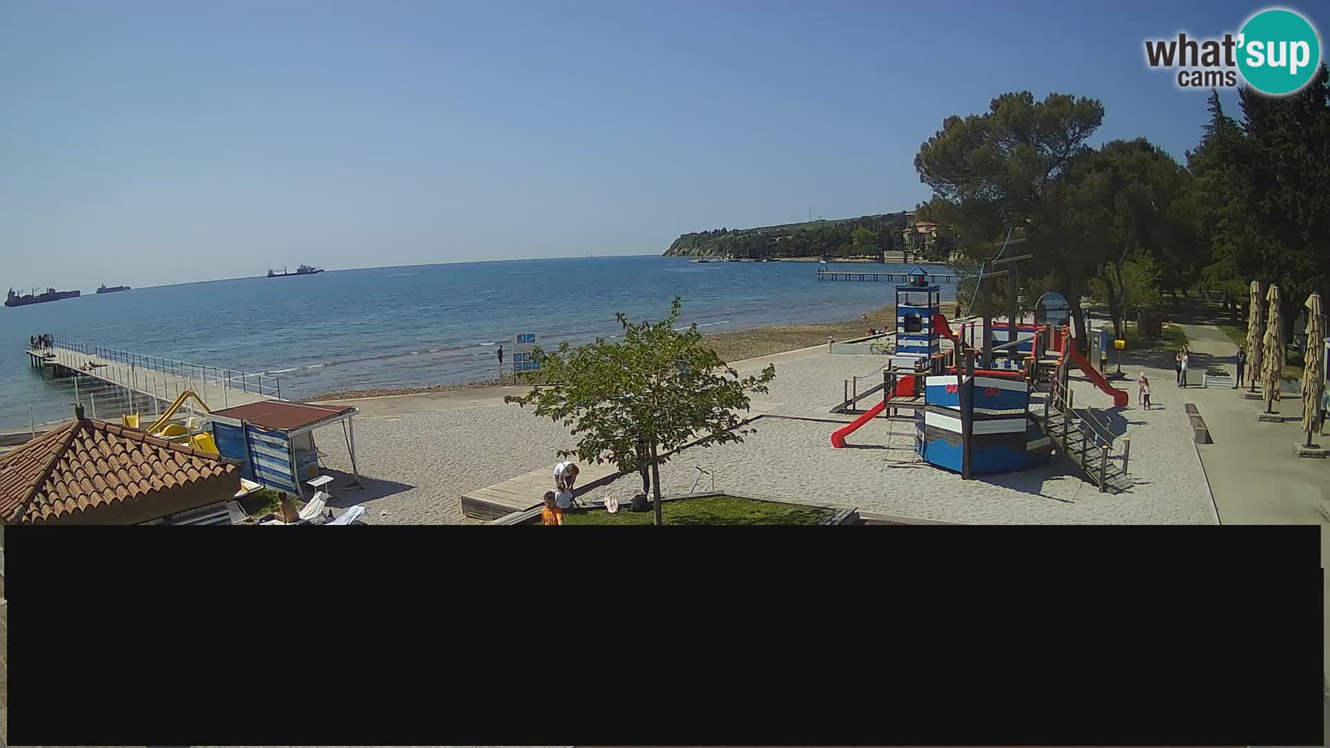 Web kamera uživo Ankaran – Adria Ankaran Hotel & Resort – Slovenija