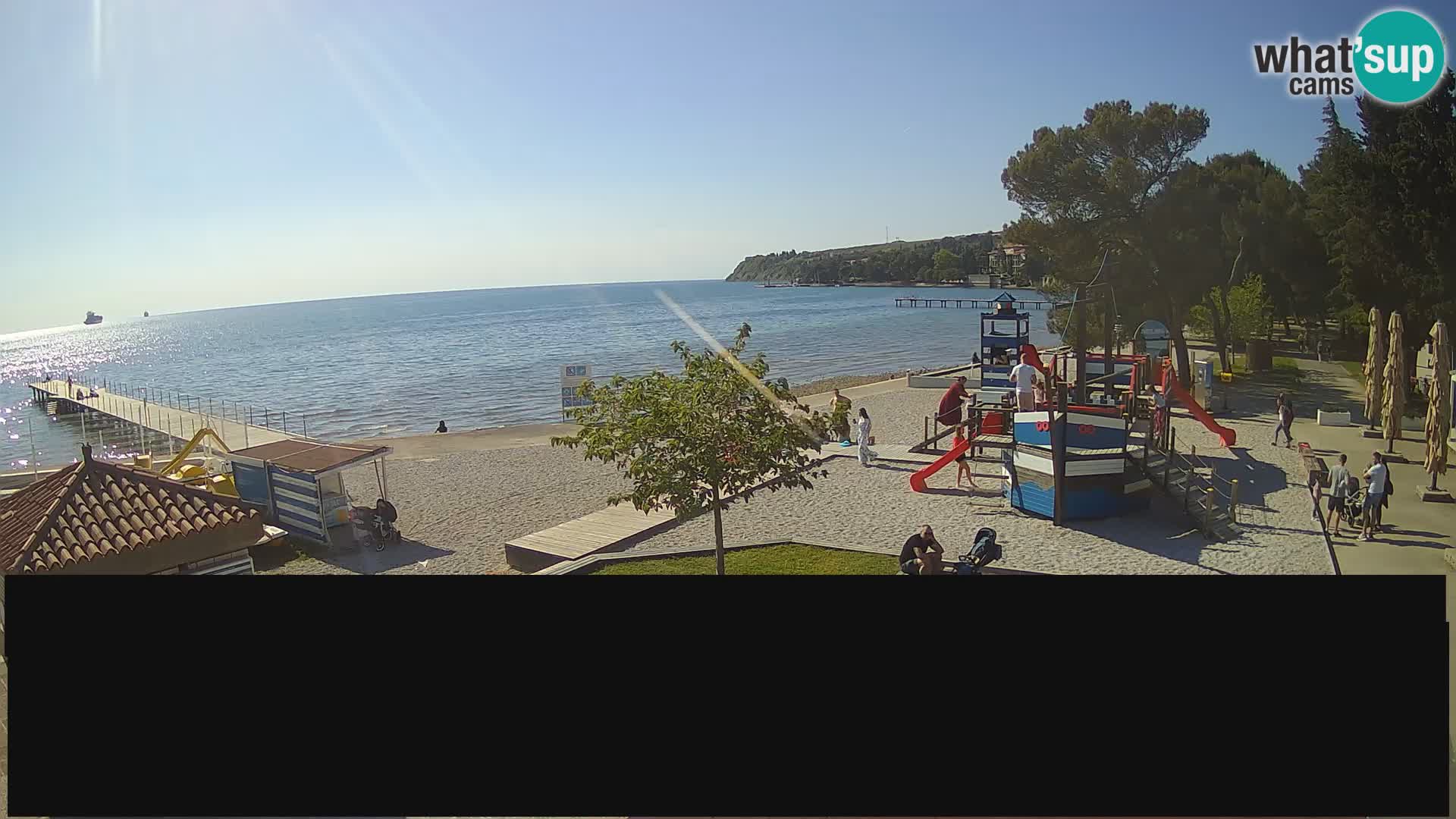 Live webcam Ankaran – Adria Ankaran Hotel & Resort – Slovenia