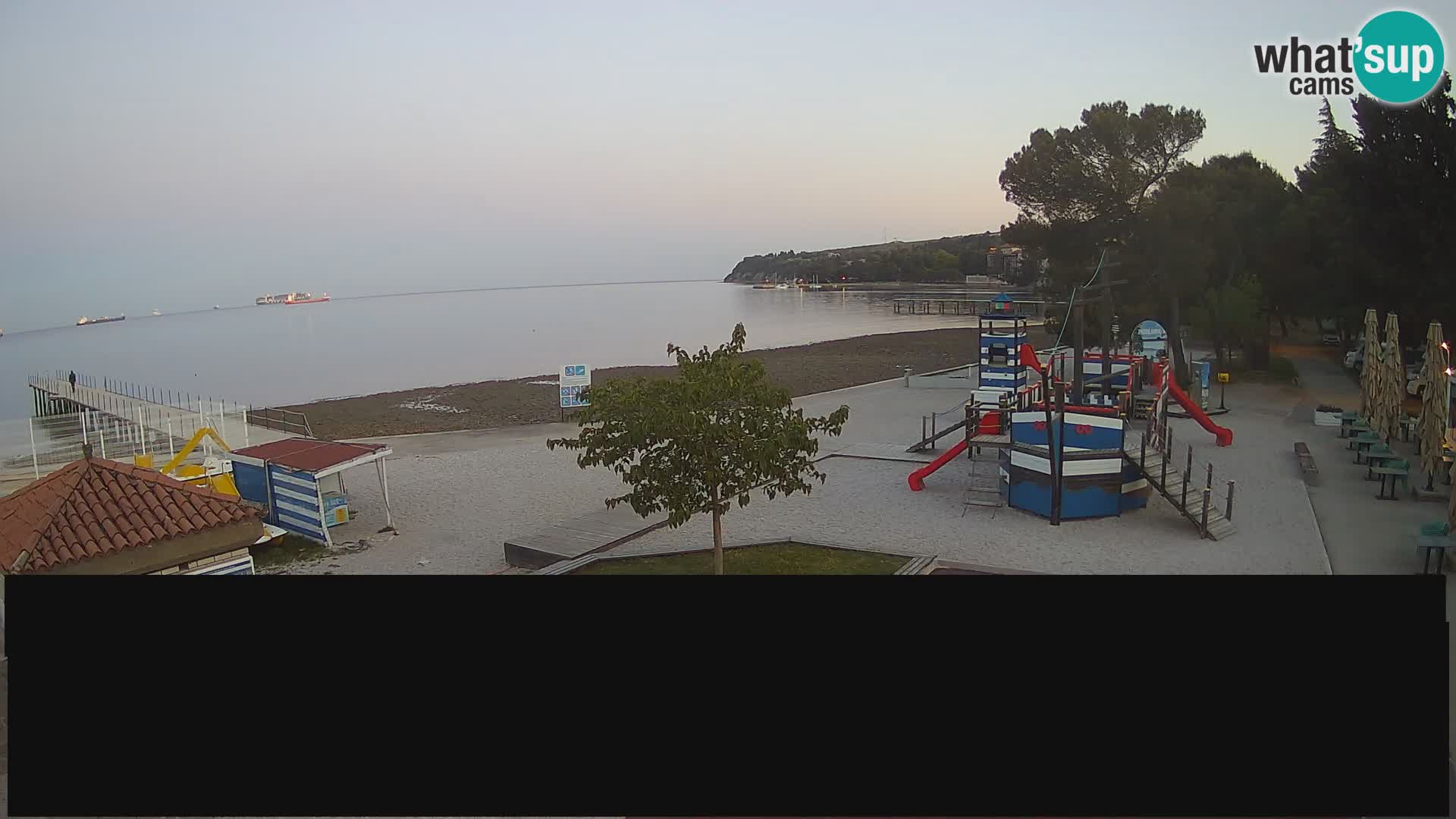 Live webcam Ankaran – Adria Ankaran Hotel & Resort – Slovenia