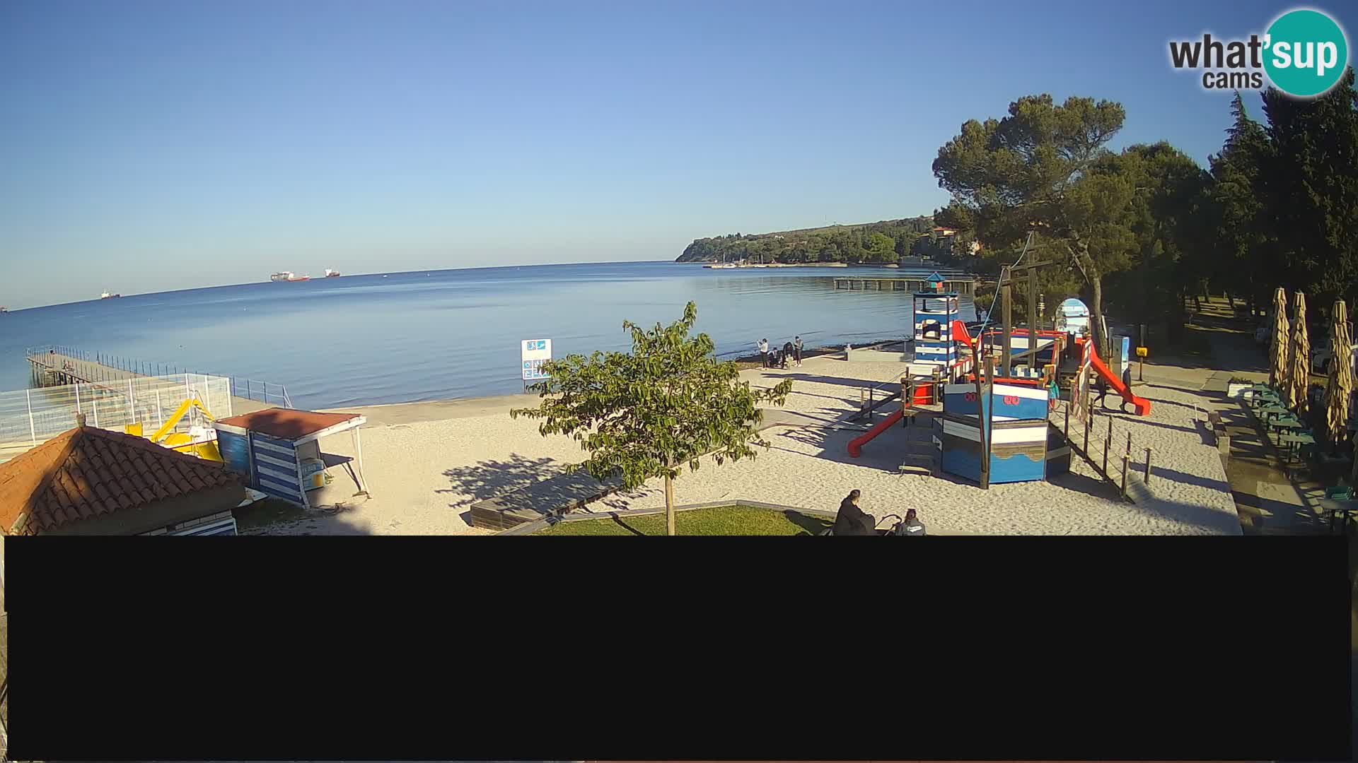 Cámara web en vivo Ankaran – Adria Ankaran Hotel & Resort – Eslovenia