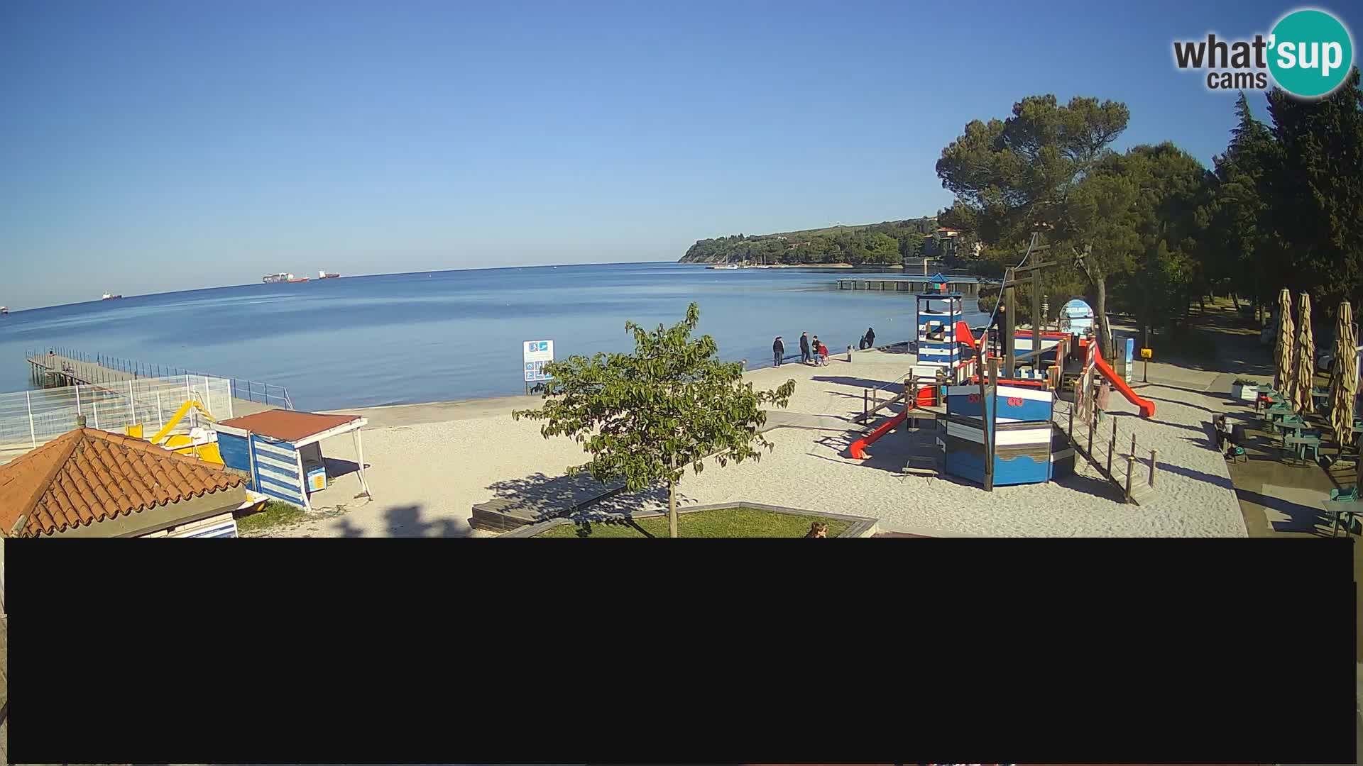 Live webcam Ankaran – Adria Ankaran Hotel & Resort – Slovenia