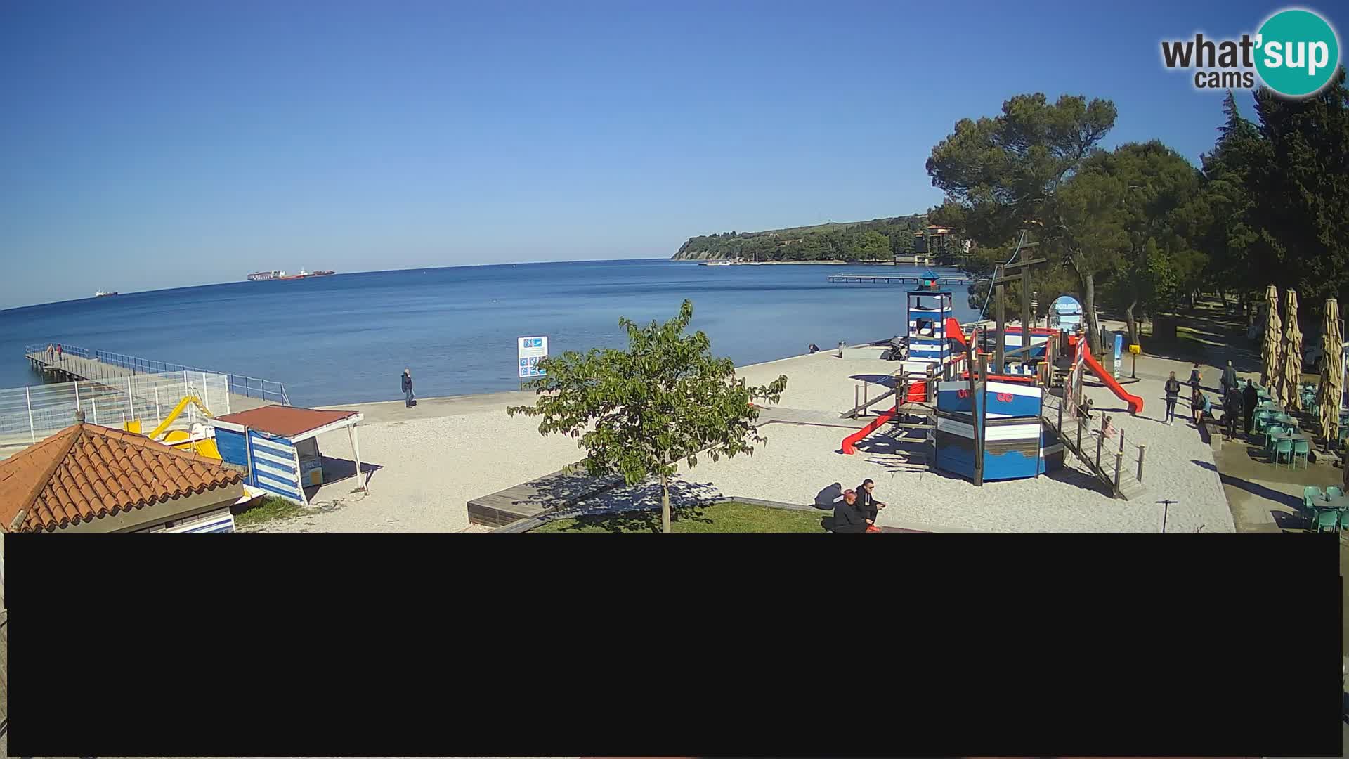 Cámara web en vivo Ankaran – Adria Ankaran Hotel & Resort – Eslovenia