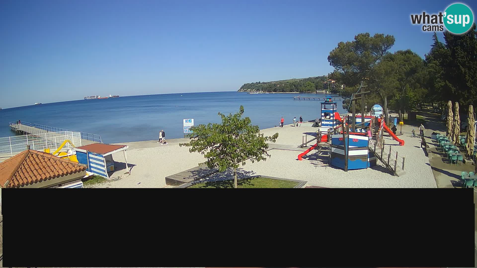 Live webcam Ankaran – Adria Ankaran Hotel & Resort – Slovenia